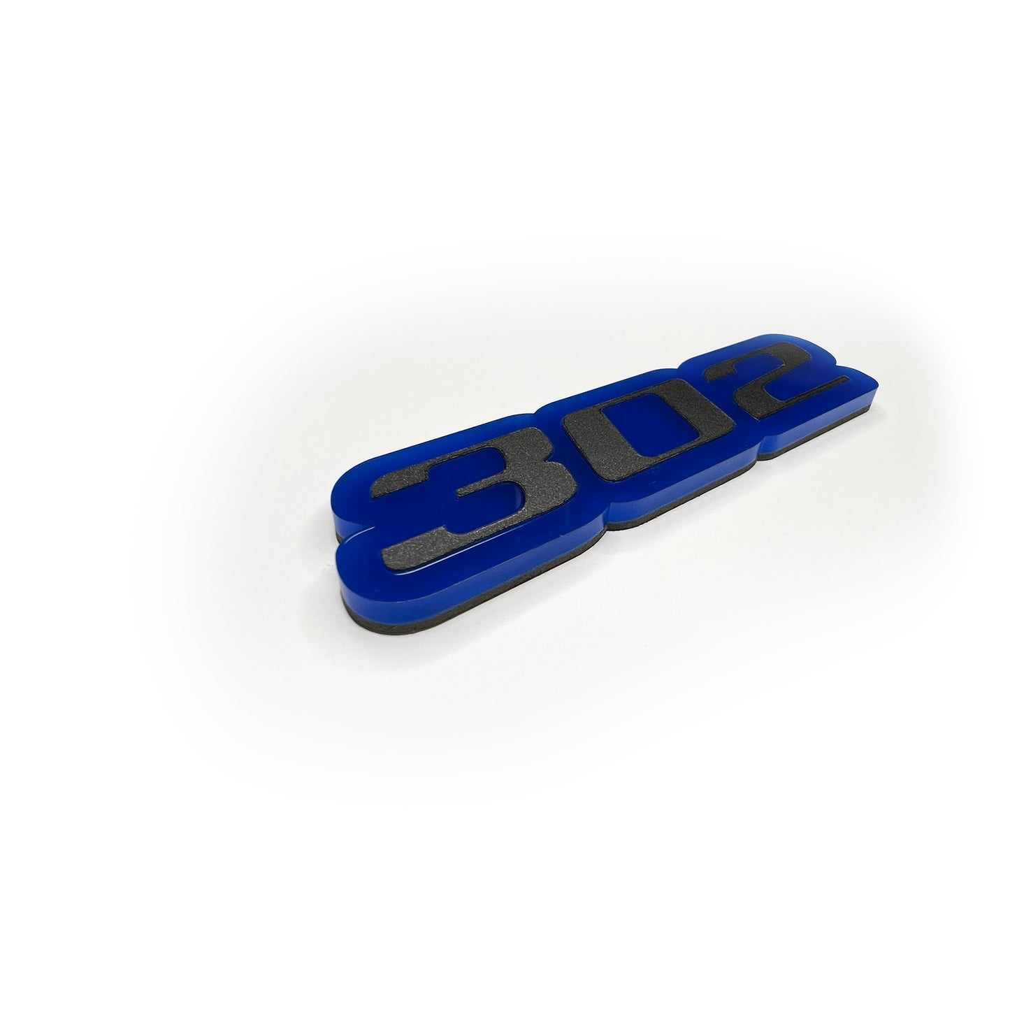 Pair (2) 302 Fender emblems fits all years Ford Mustang Badge