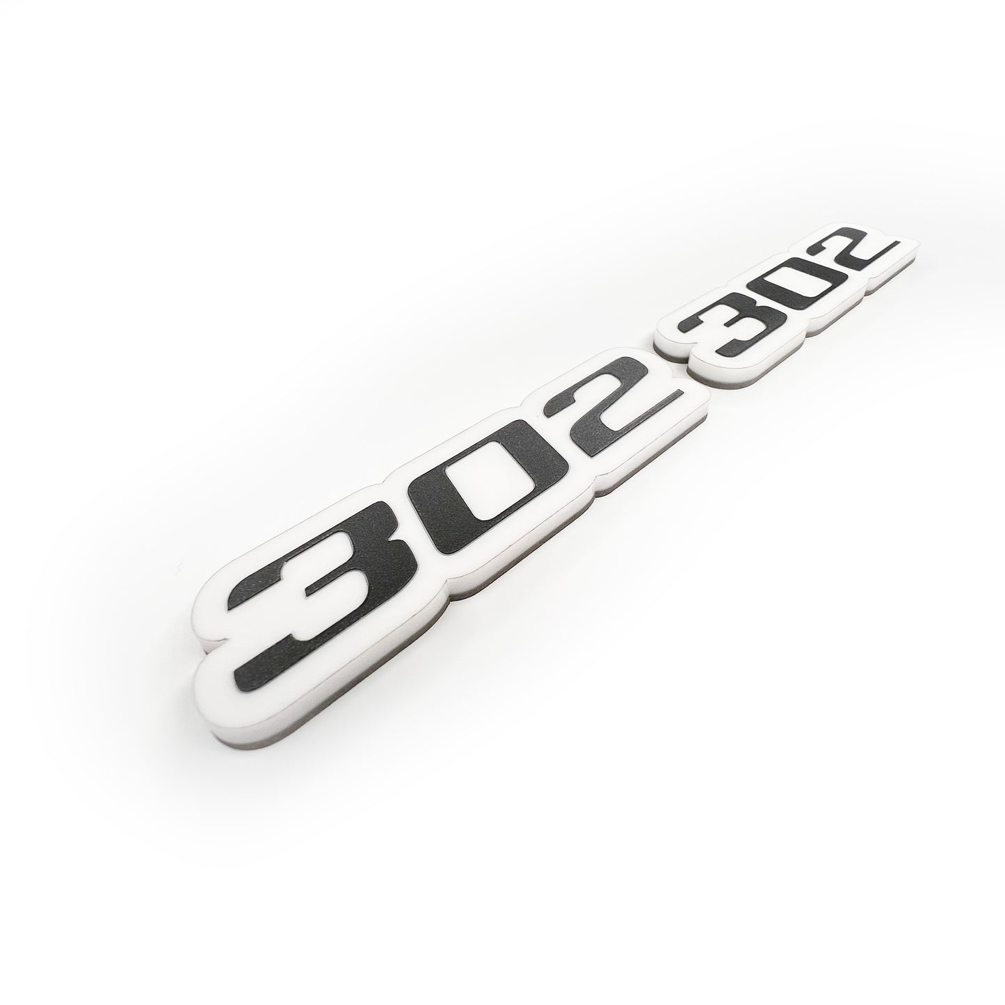 Pair (2) 302 Fender emblems fits all years Ford Mustang Badge