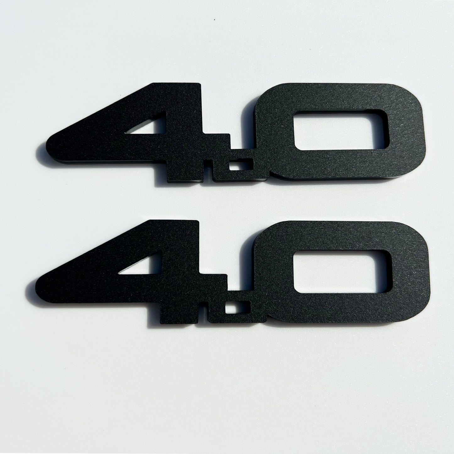 Pair (2) 4.0L Fender Badge fits JEEP Cherokee xj Wagoneer WRANGLER JL emblem 4.0