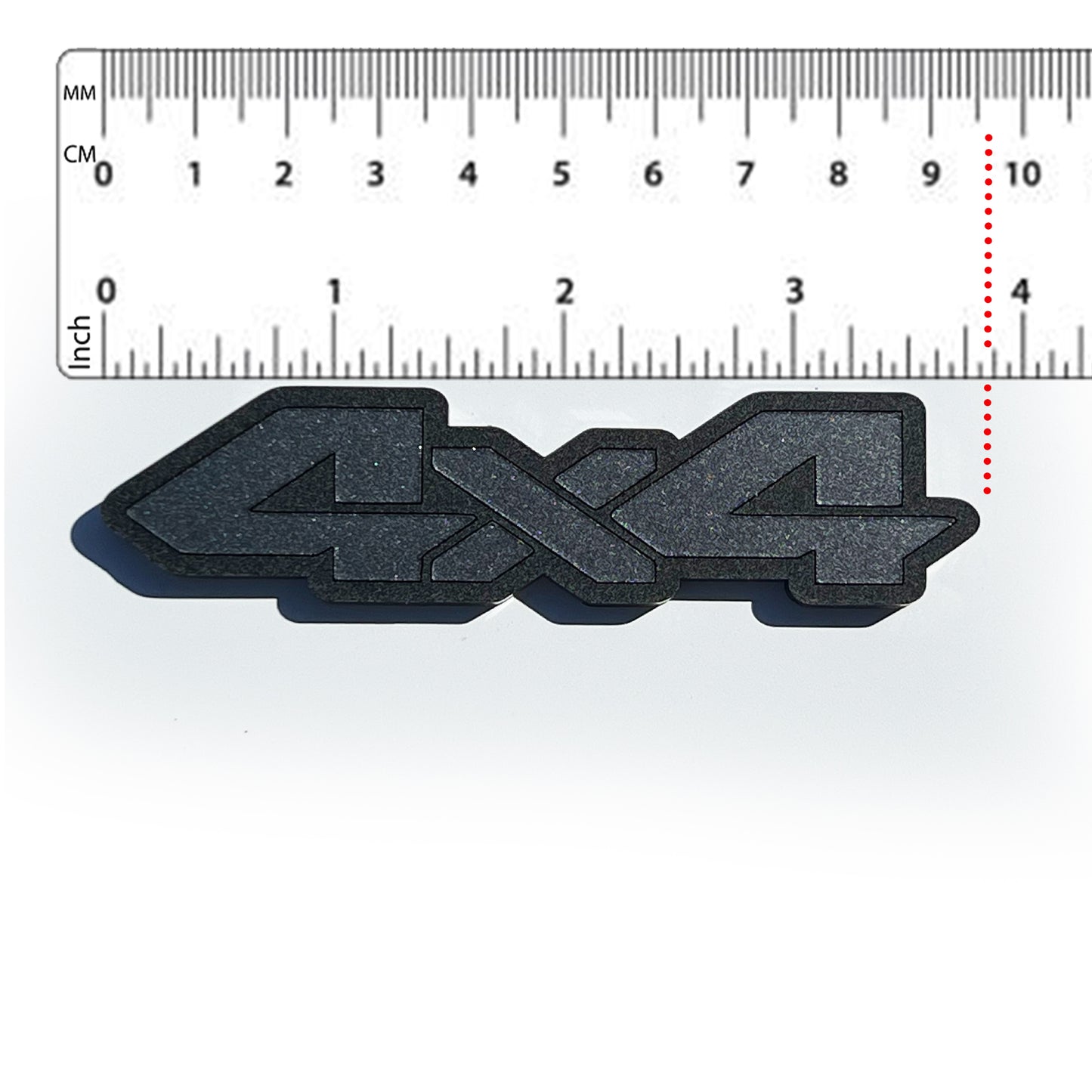 Two (2) 4x4 Truck Pillar Emblem Badges Fits Toyota Tacoma 4runner Tundra Silverado Ram