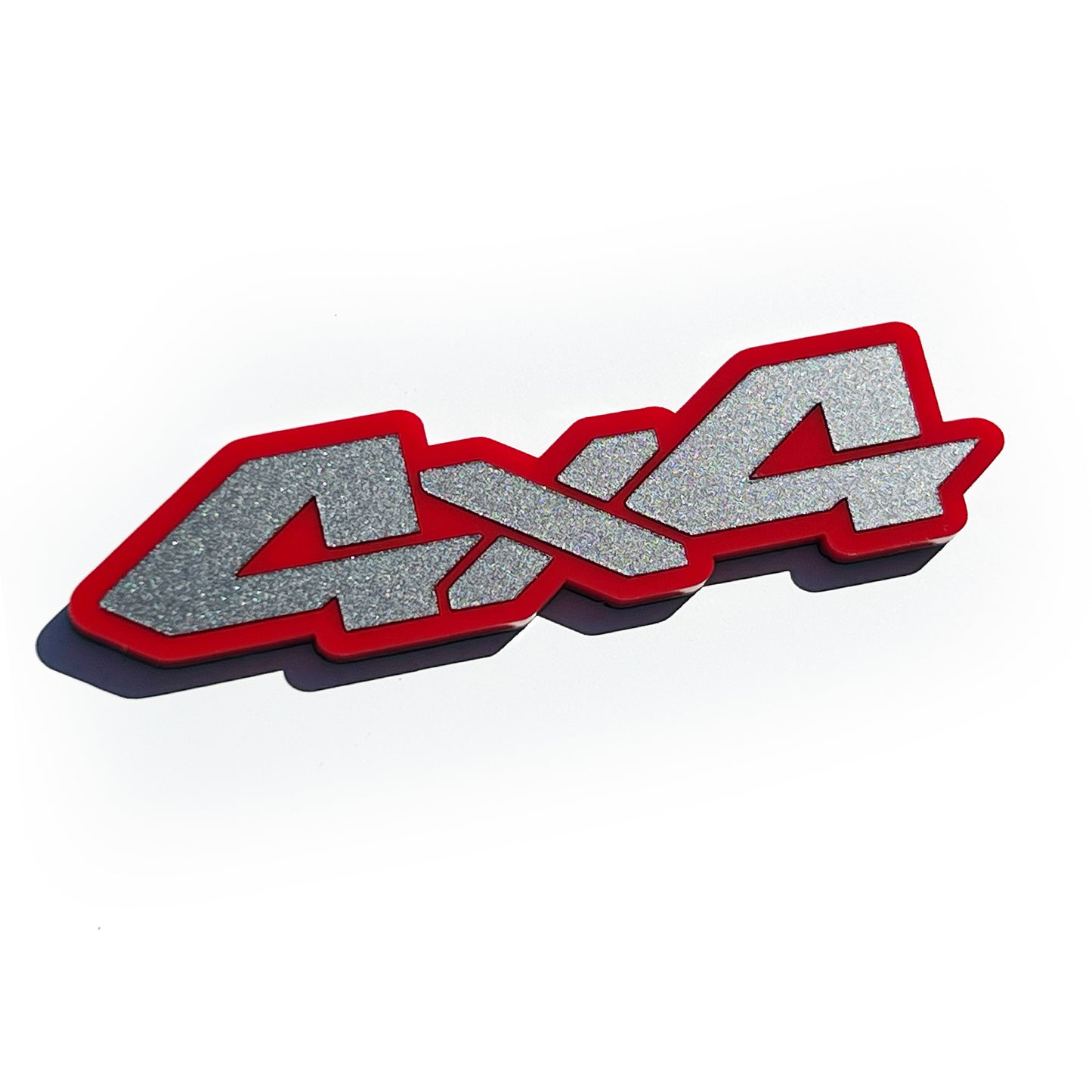 ONE (1) 4x4 Truck Tailgate Emblem Badge Fits Toyota Tacoma 4runner Tundra Silverado Ram Jeep