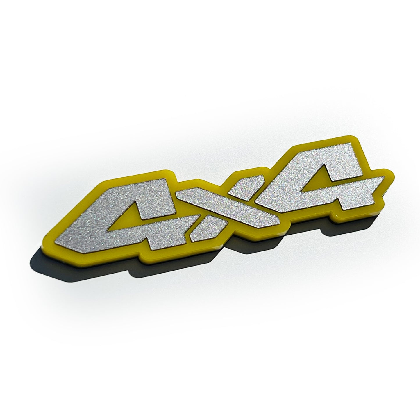 ONE (1) 4x4 Truck Tailgate Emblem Badge Fits Toyota Tacoma 4runner Tundra Silverado Ram Jeep