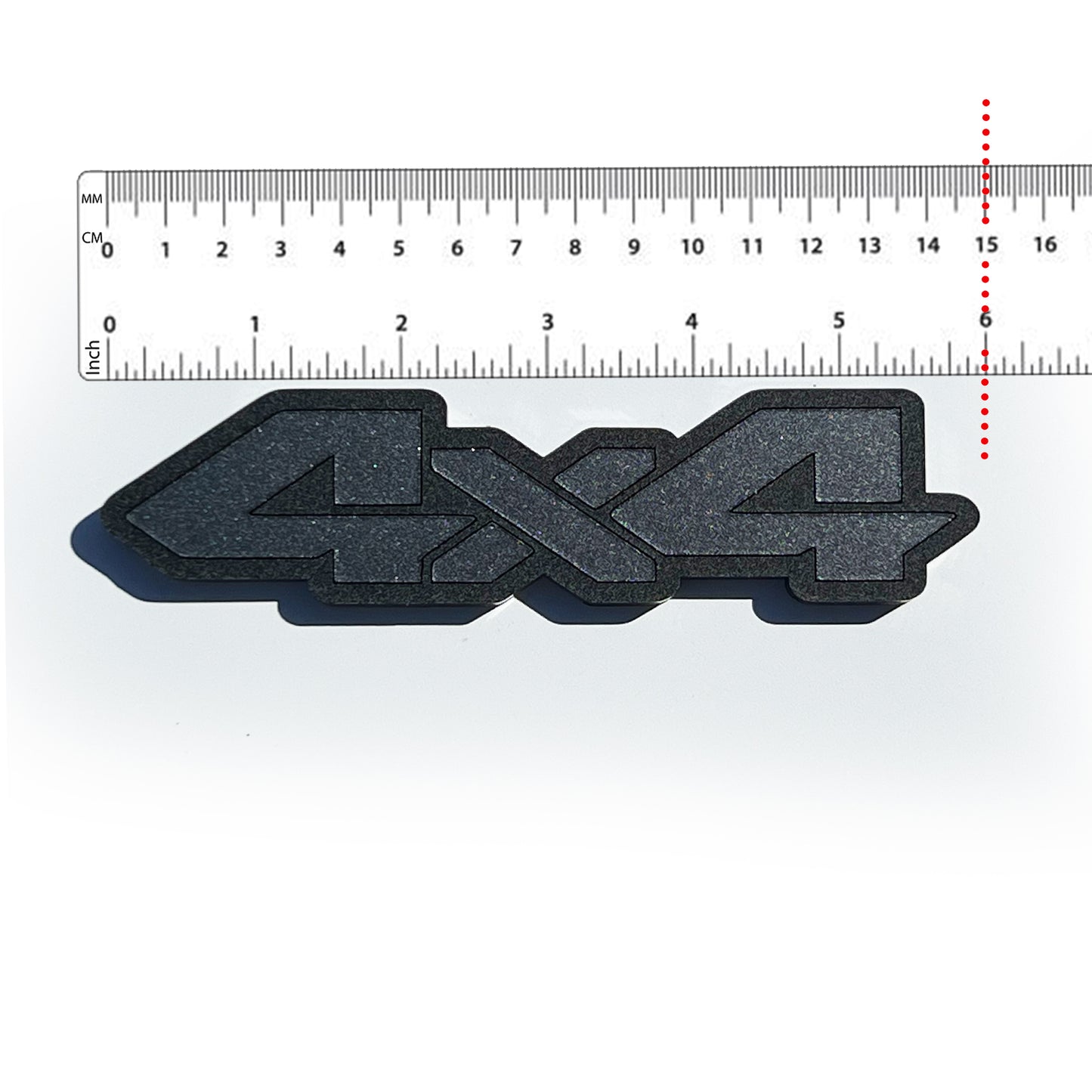 ONE (1) 4x4 Truck Tailgate Emblem Badge Fits Toyota Tacoma 4runner Tundra Silverado Ram Jeep