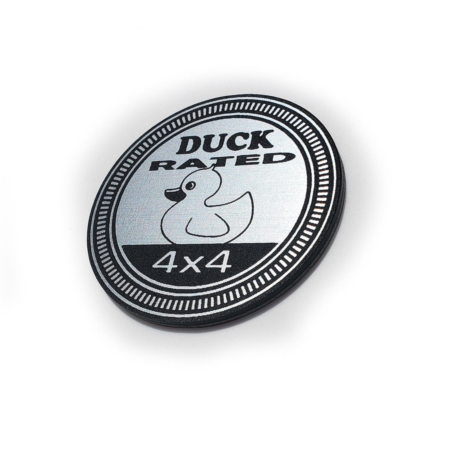 One (1) DUCK Rated Fender Badges fits JEEP WRANGLER YJ JL JK TJ CJ emblems