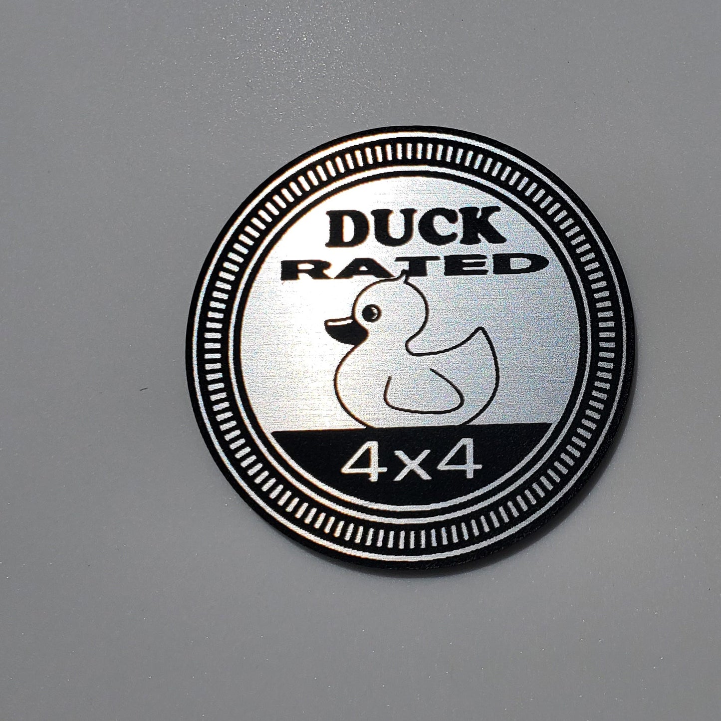 One (1) DUCK Rated Fender Badges fits JEEP WRANGLER YJ JL JK TJ CJ emblems