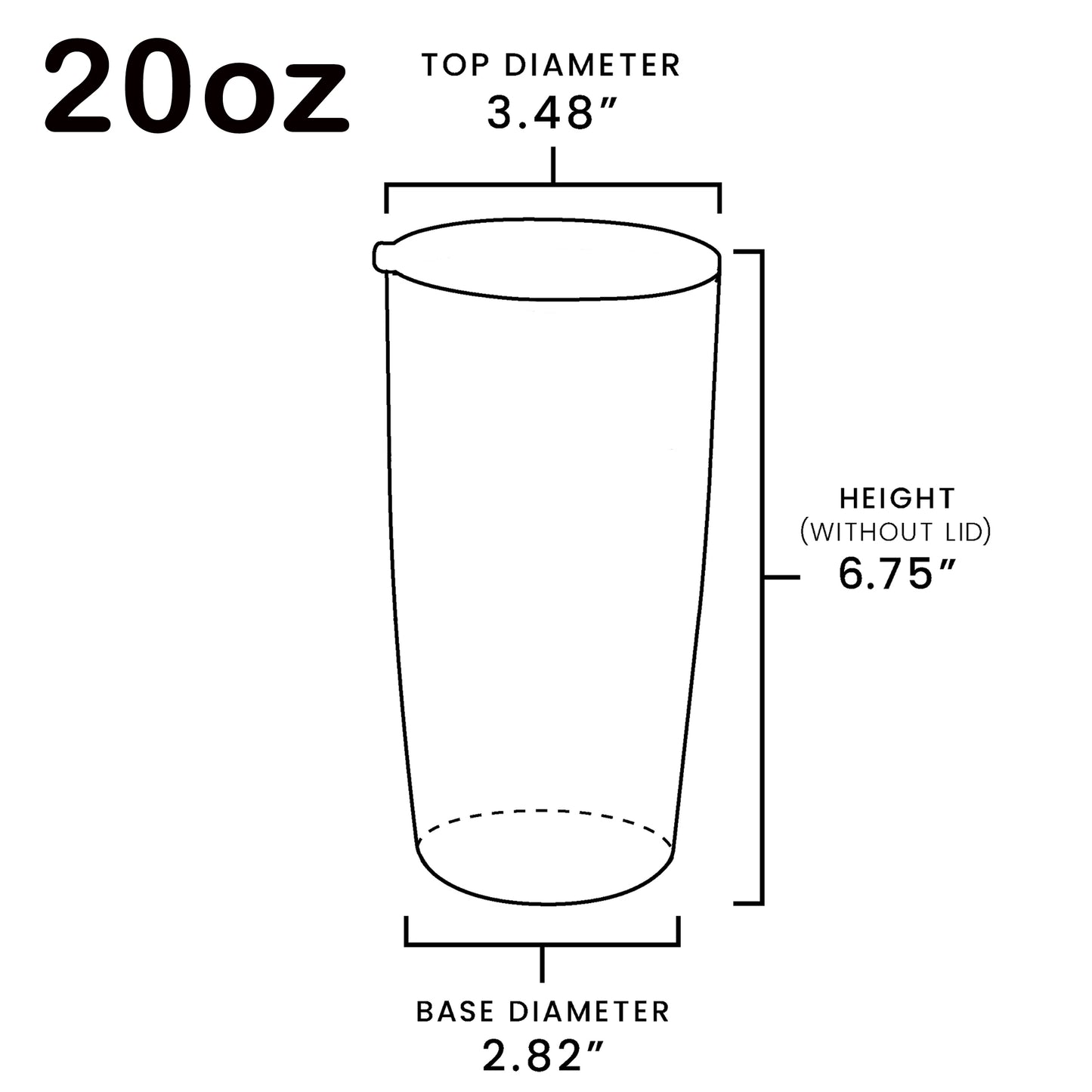 HELLHAWK 20oz – Laser Engraved Insulated Tumbler for Jeep Trackhawk Supercharged Gift