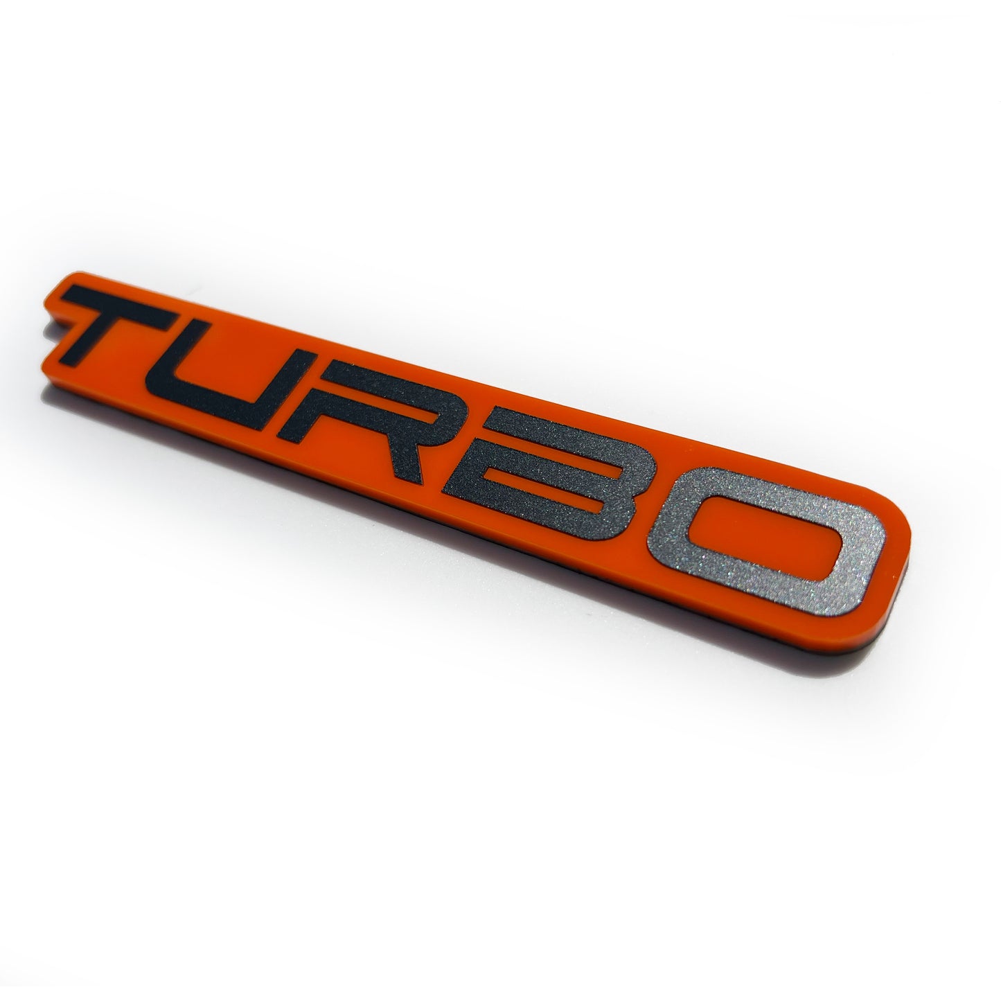 One TURBO Emblem Badge fits Honda Civic Type R and others