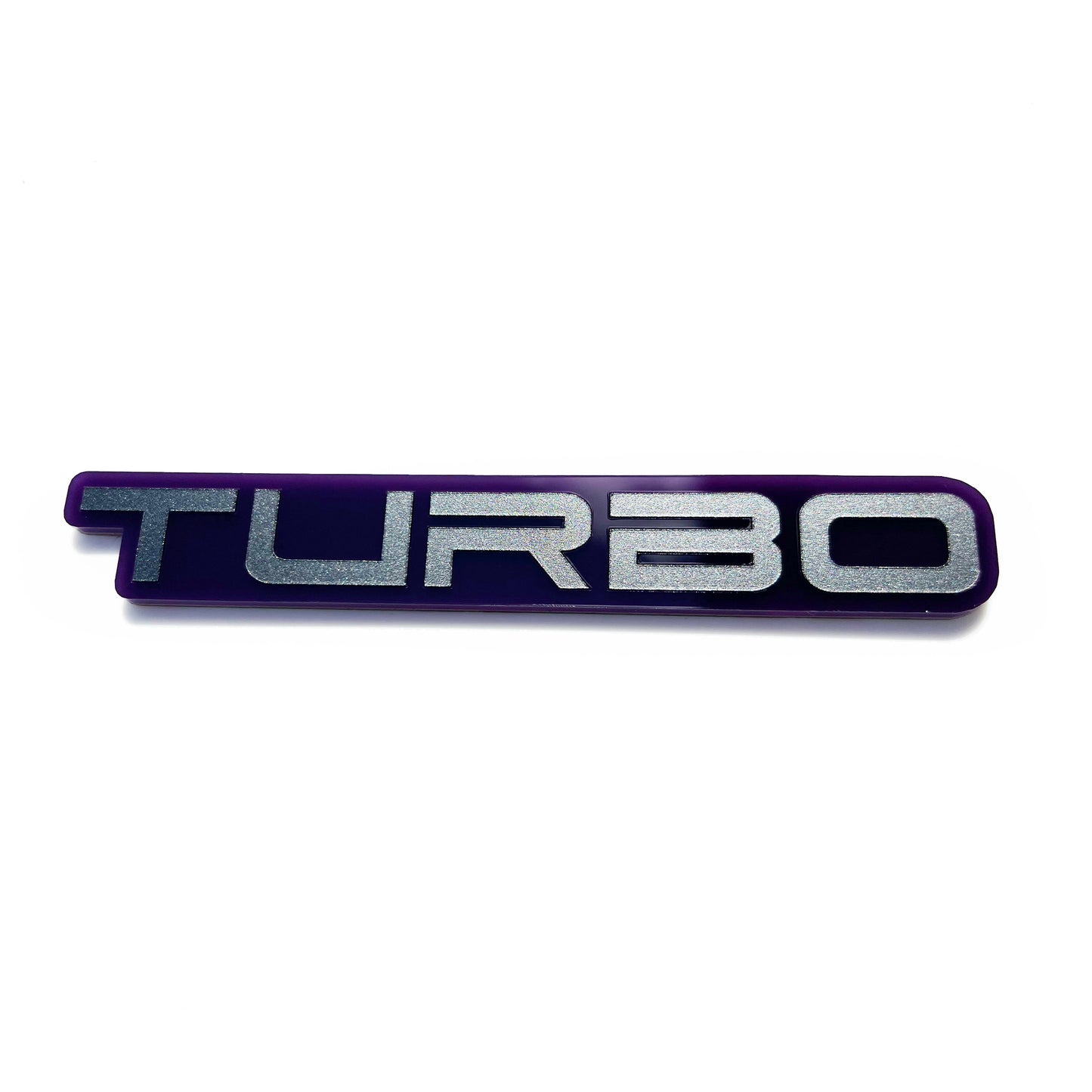One TURBO Emblem Badge fits Honda Civic Type R and others