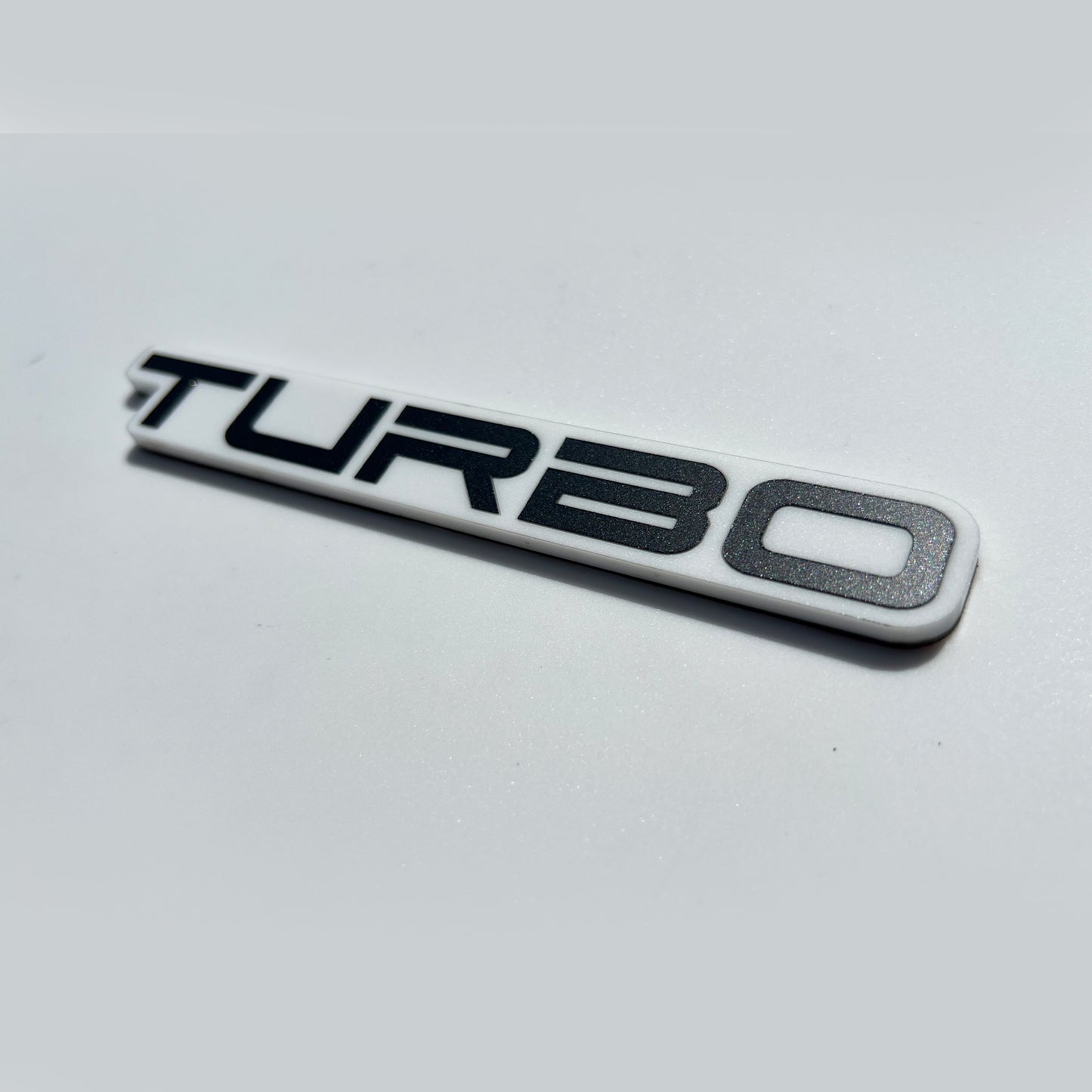 One TURBO Emblem Badge fits Honda Civic Type R and others
