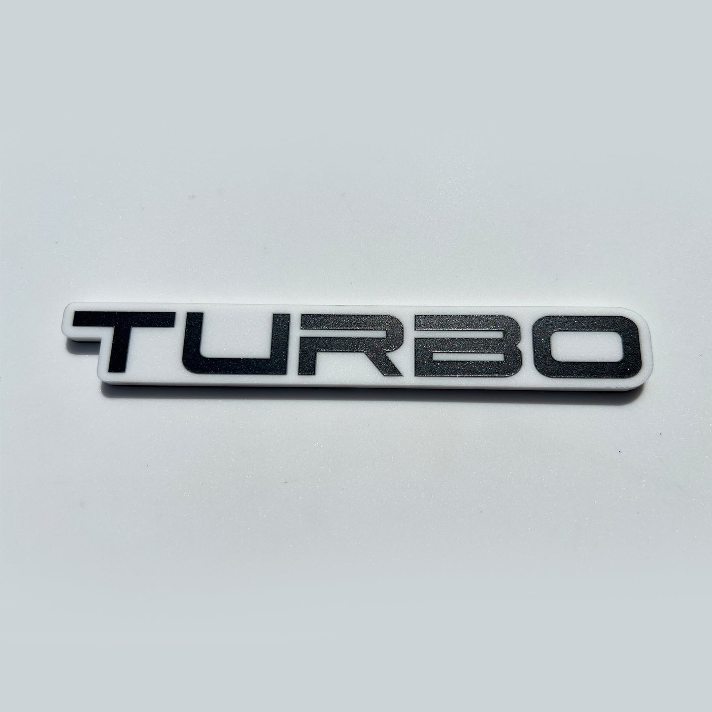 One TURBO Emblem Badge fits Honda Civic Type R and others