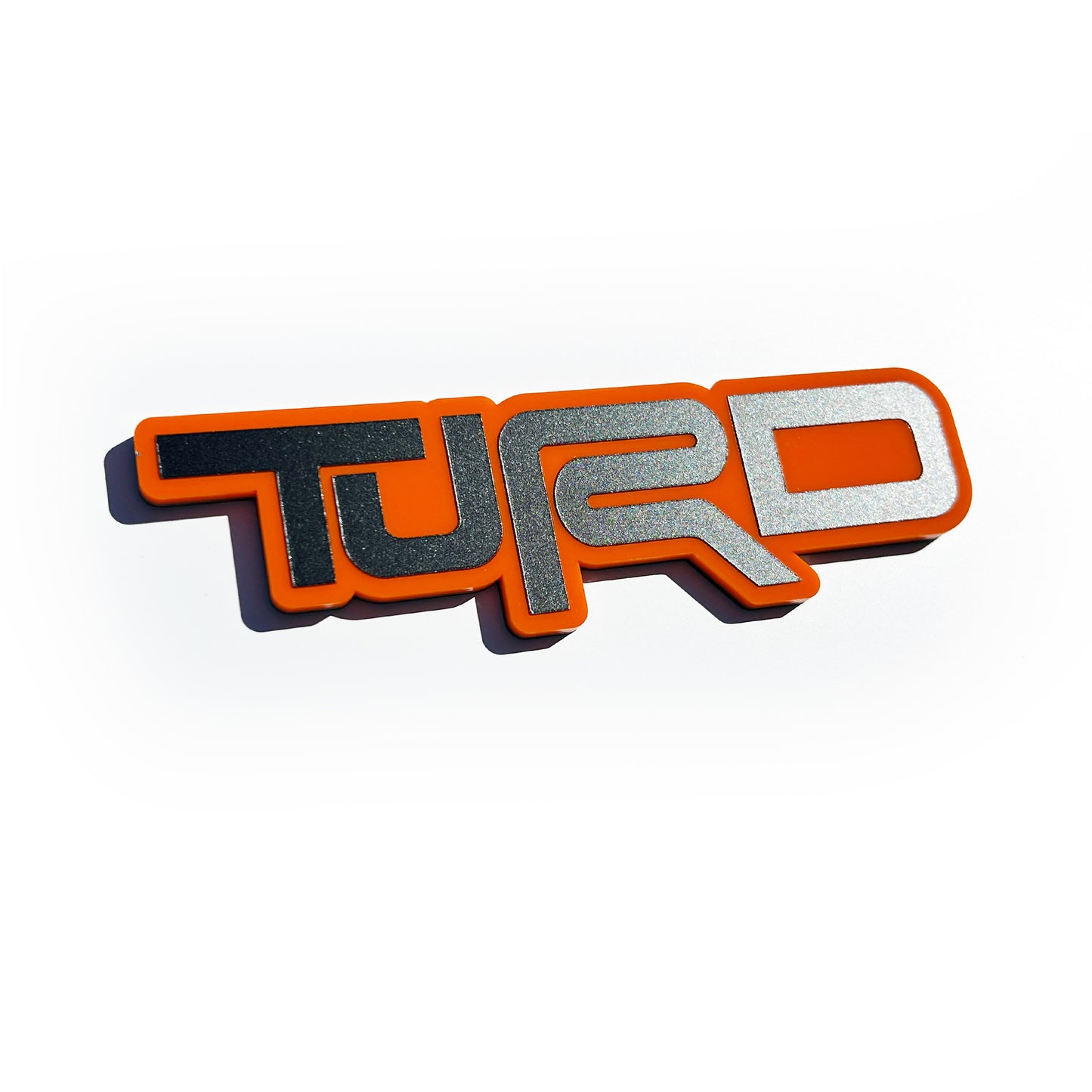 ONE (1) TuRD Car Truck Emblem Badge Fits Toyota FJ Tacoma 4runner Tundra 40 Land Cruiser Camry