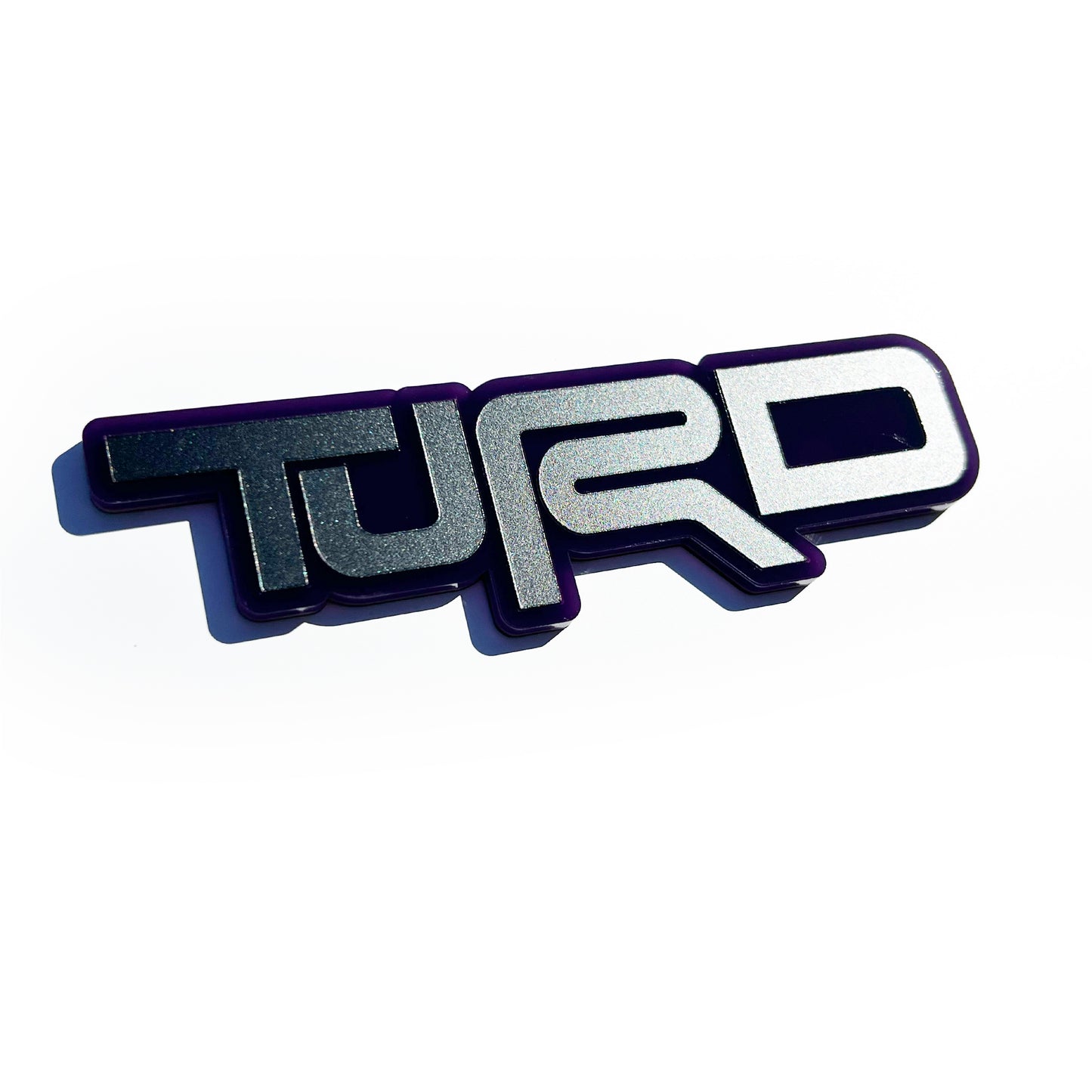 ONE (1) TuRD Car Truck Emblem Badge Fits Toyota FJ Tacoma 4runner Tundra 40 Land Cruiser Camry