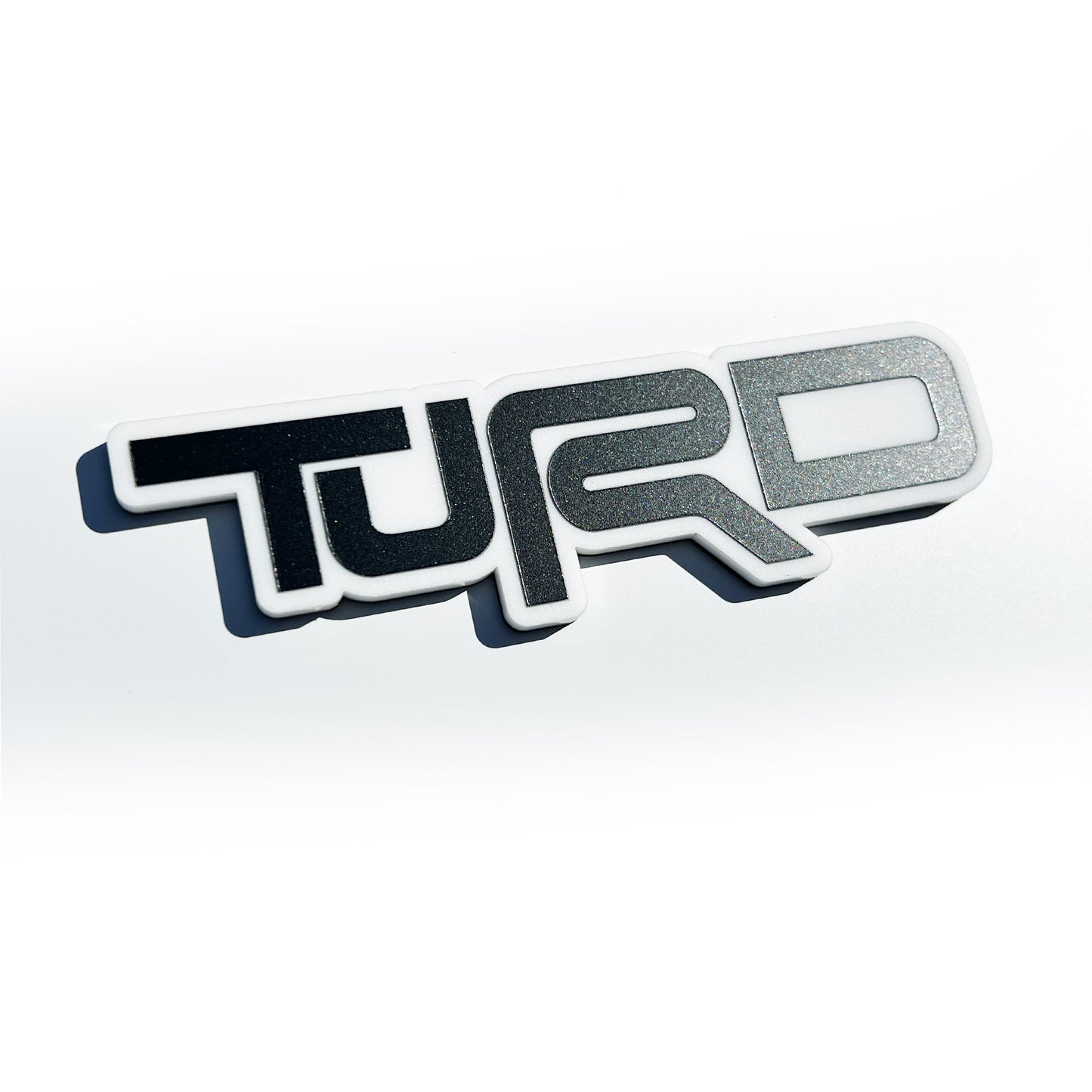 ONE (1) TuRD Car Truck Emblem Badge Fits Toyota FJ Tacoma 4runner Tundra 40 Land Cruiser Camry