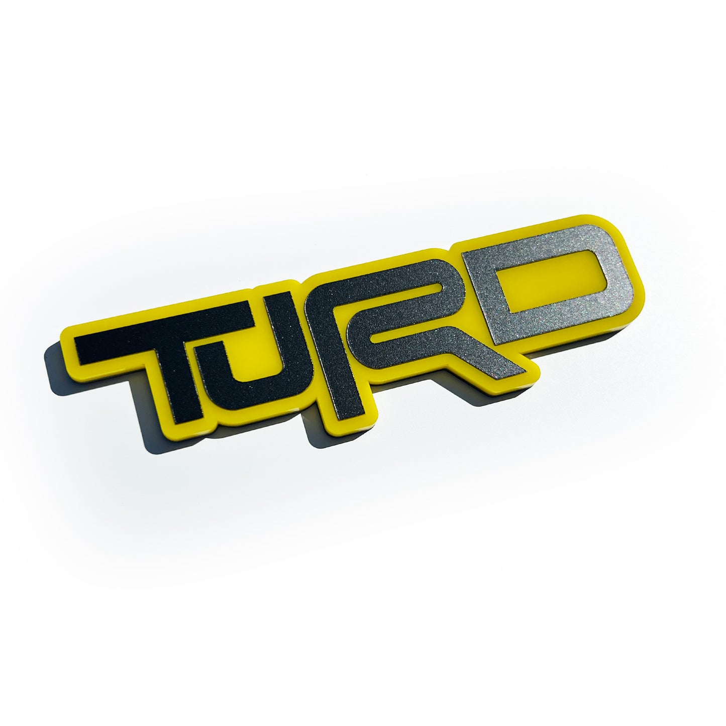 ONE (1) TuRD Car Truck Emblem Badge Fits Toyota FJ Tacoma 4runner Tundra 40 Land Cruiser Camry