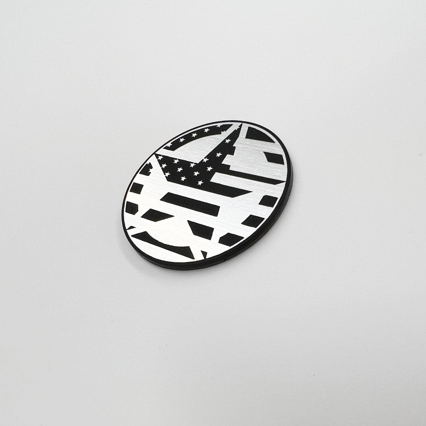 One (1) American Rated Fender Badges fits JEEP WRANGLER YJ JL JK TJ CJ emblem