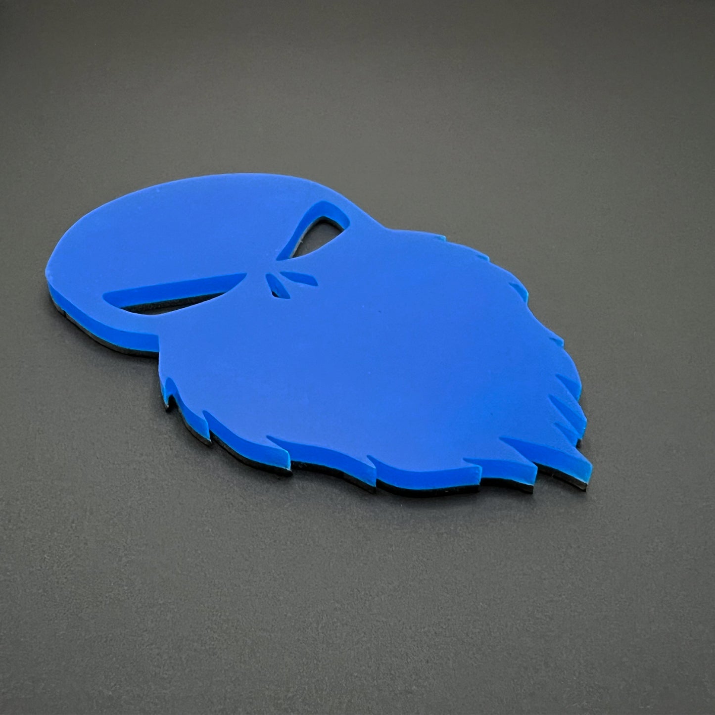 ONE (1) BEARDED PUNISHER Car Truck Emblem Badge USA Made
