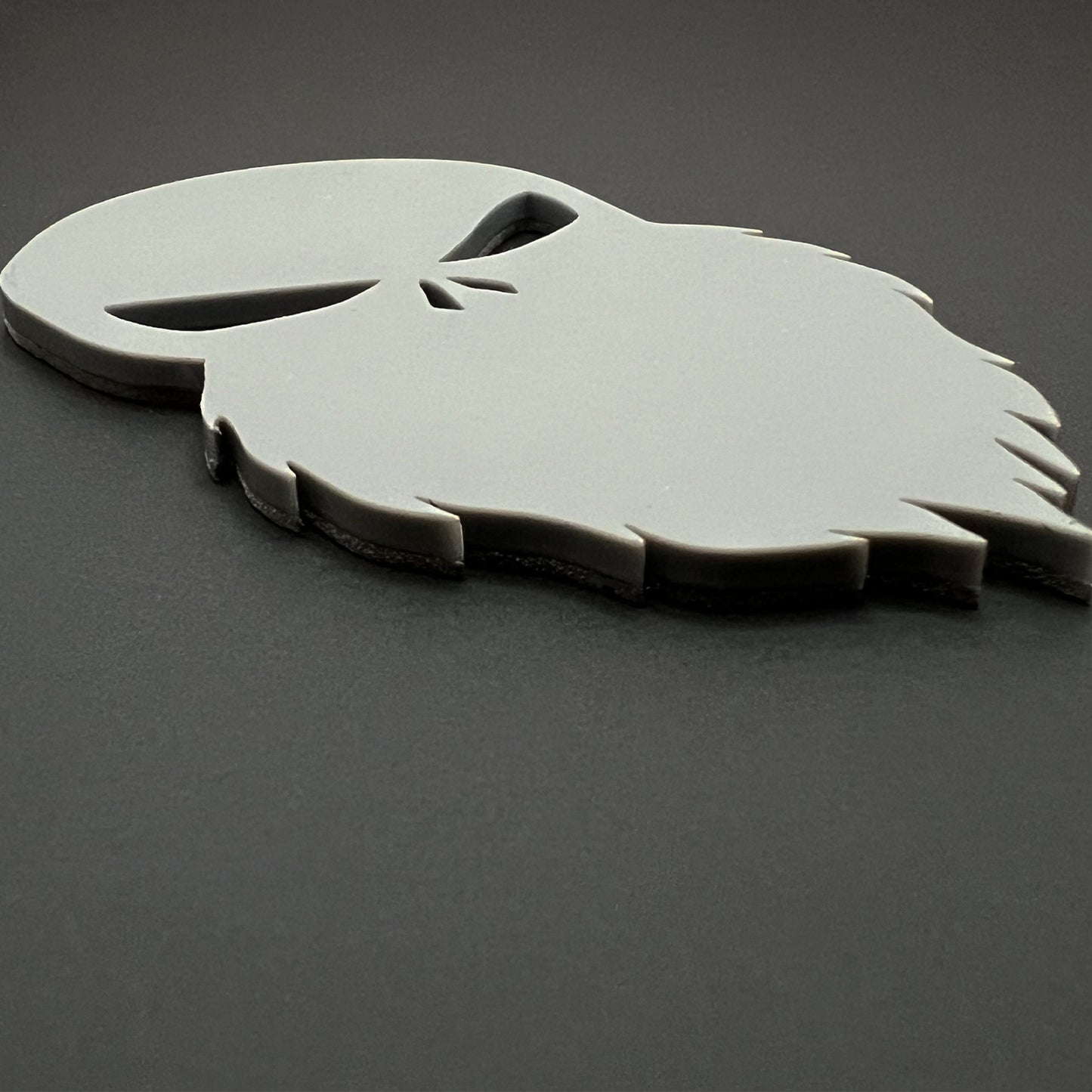 ONE (1) BEARDED PUNISHER Car Truck Emblem Badge USA Made