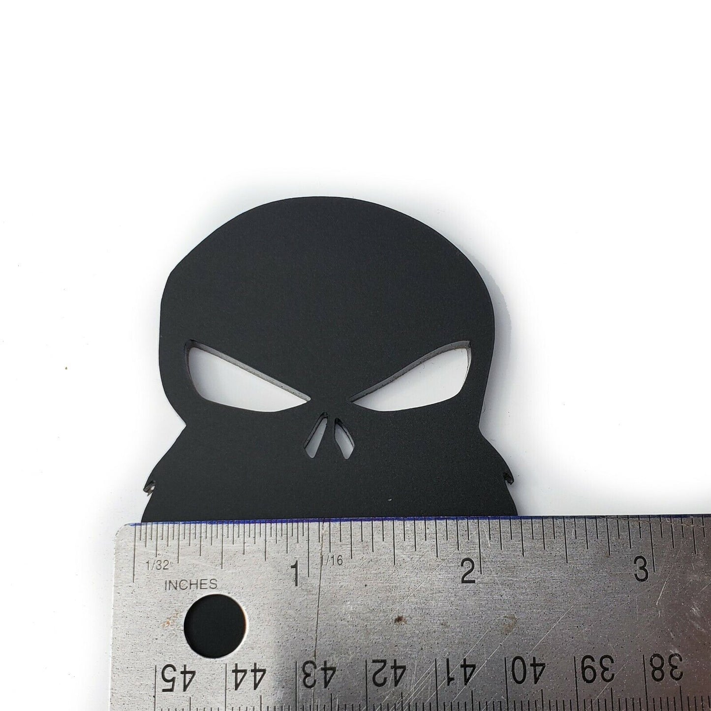 ONE (1) BEARDED PUNISHER Car Truck Emblem Badge USA Made