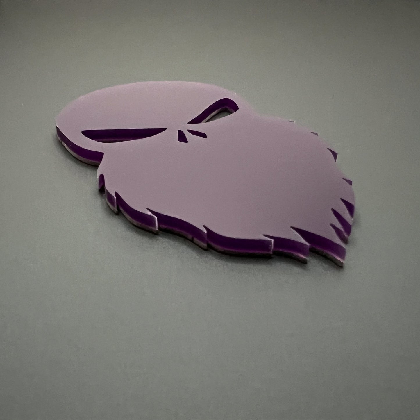ONE (1) BEARDED PUNISHER Car Truck Emblem Badge USA Made
