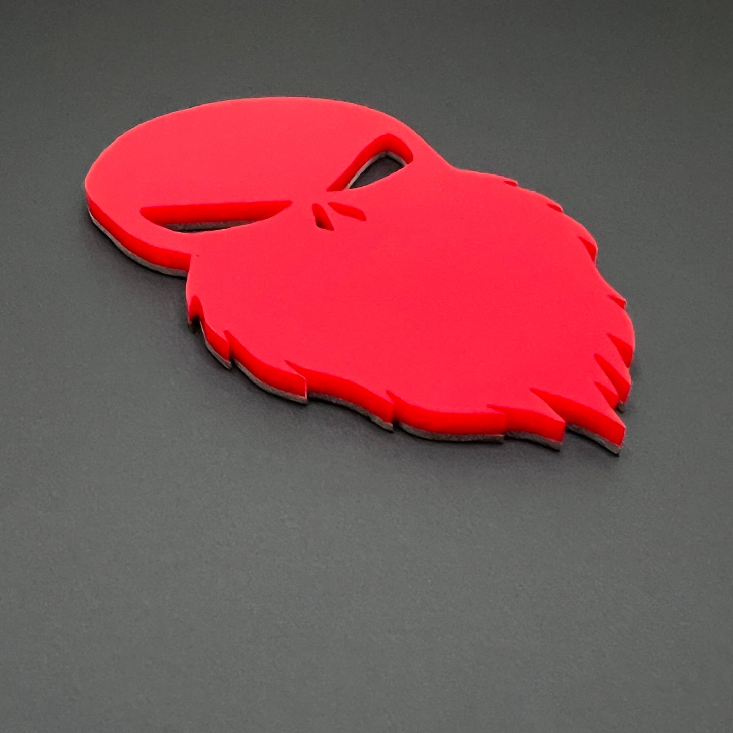 ONE (1) BEARDED PUNISHER Car Truck Emblem Badge USA Made