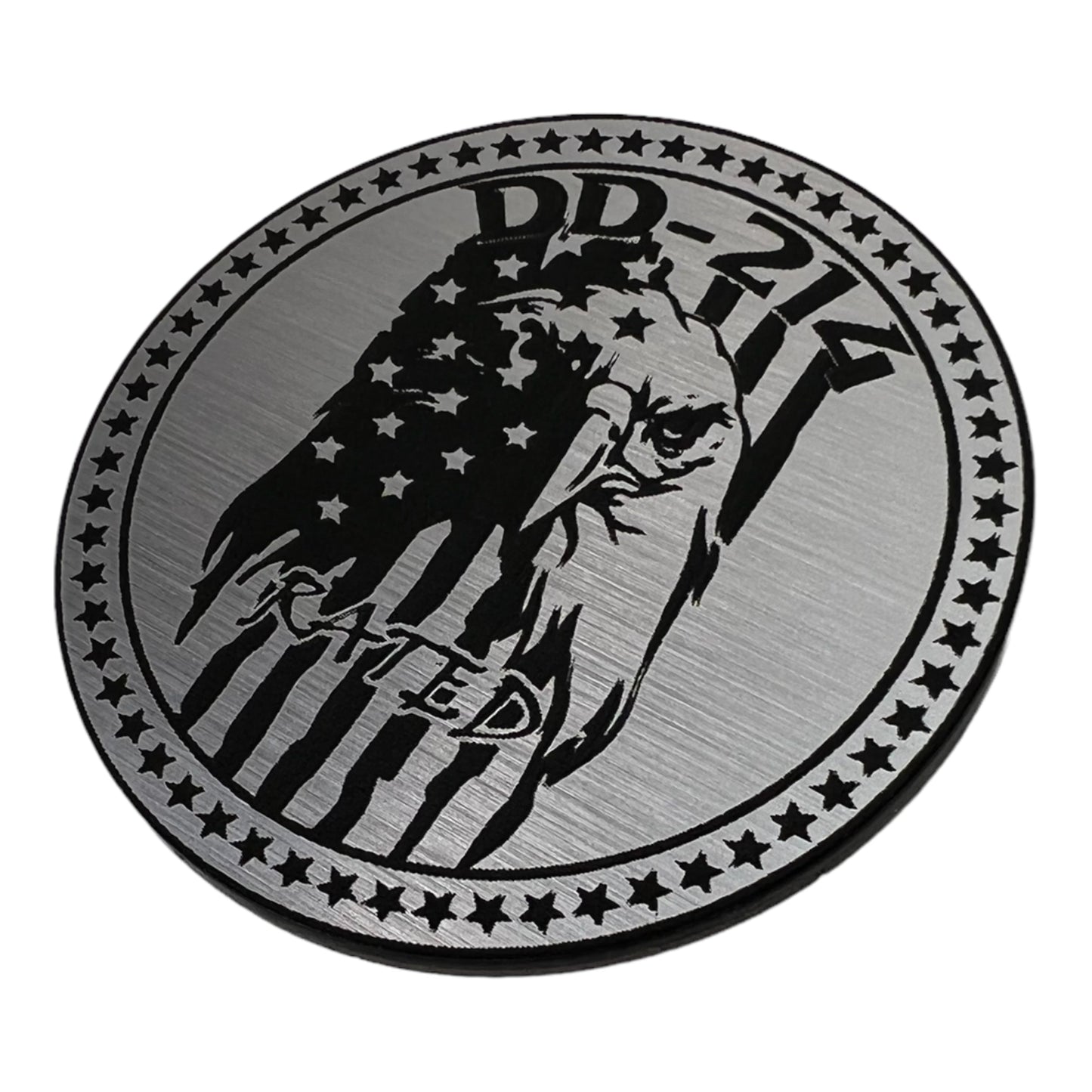 One (1) DD 214 Rated Fender Badges fits JEEP WRANGLER YJ JL JK TJ CJ emblems