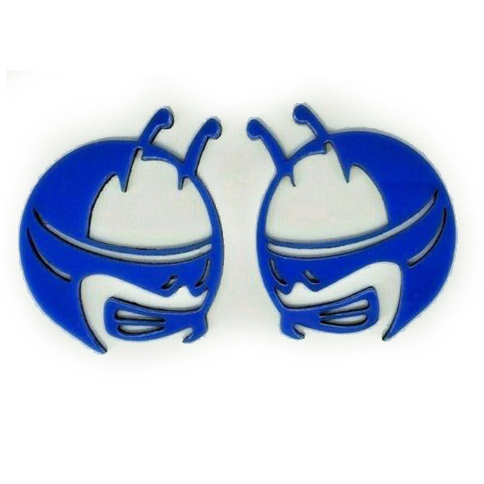 FMSgear blue Scat Pack head emblems pair with detailed design for vehicle decoration