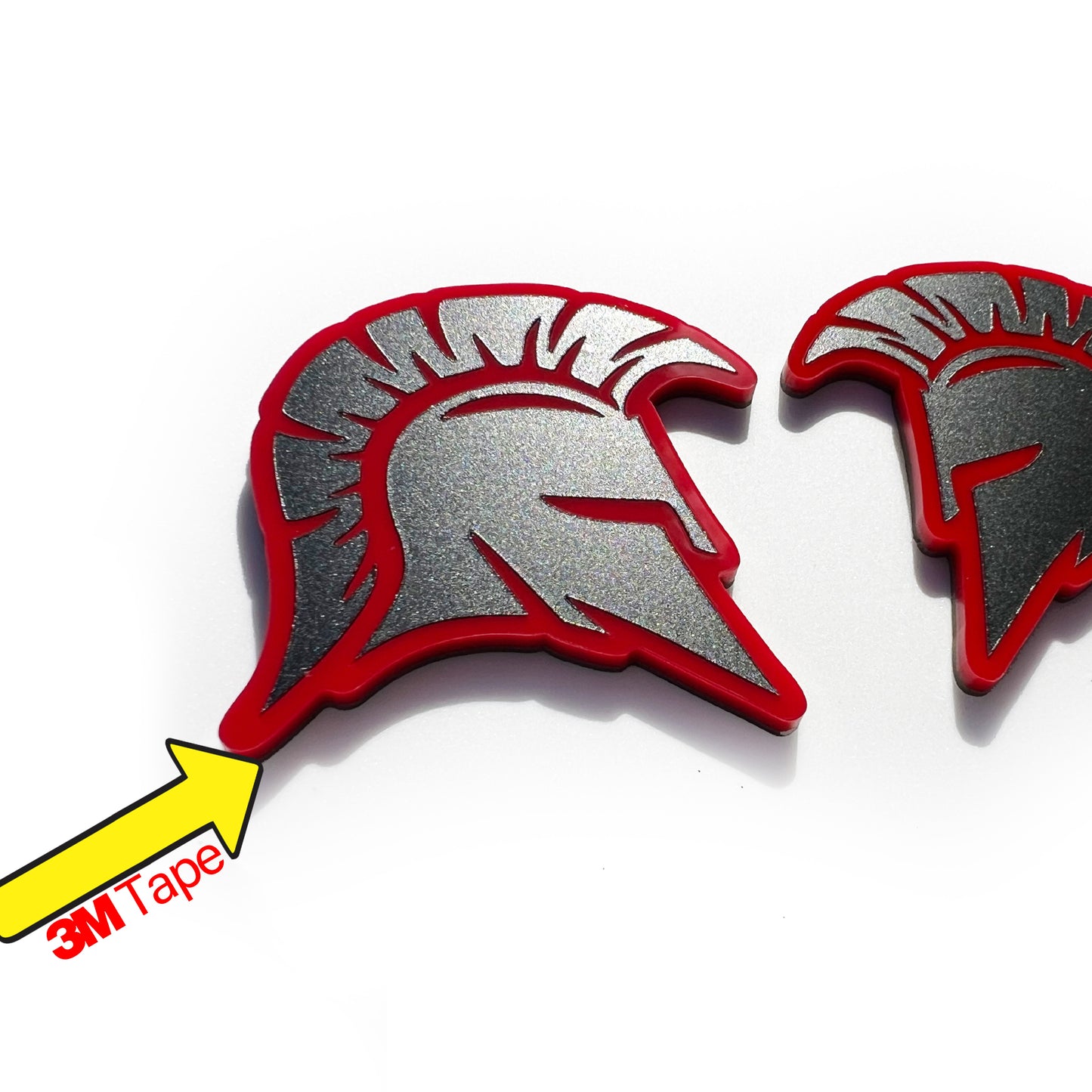 2 Factotum Spartan Emblems fits Jeep GLADIATOR Fender Badge