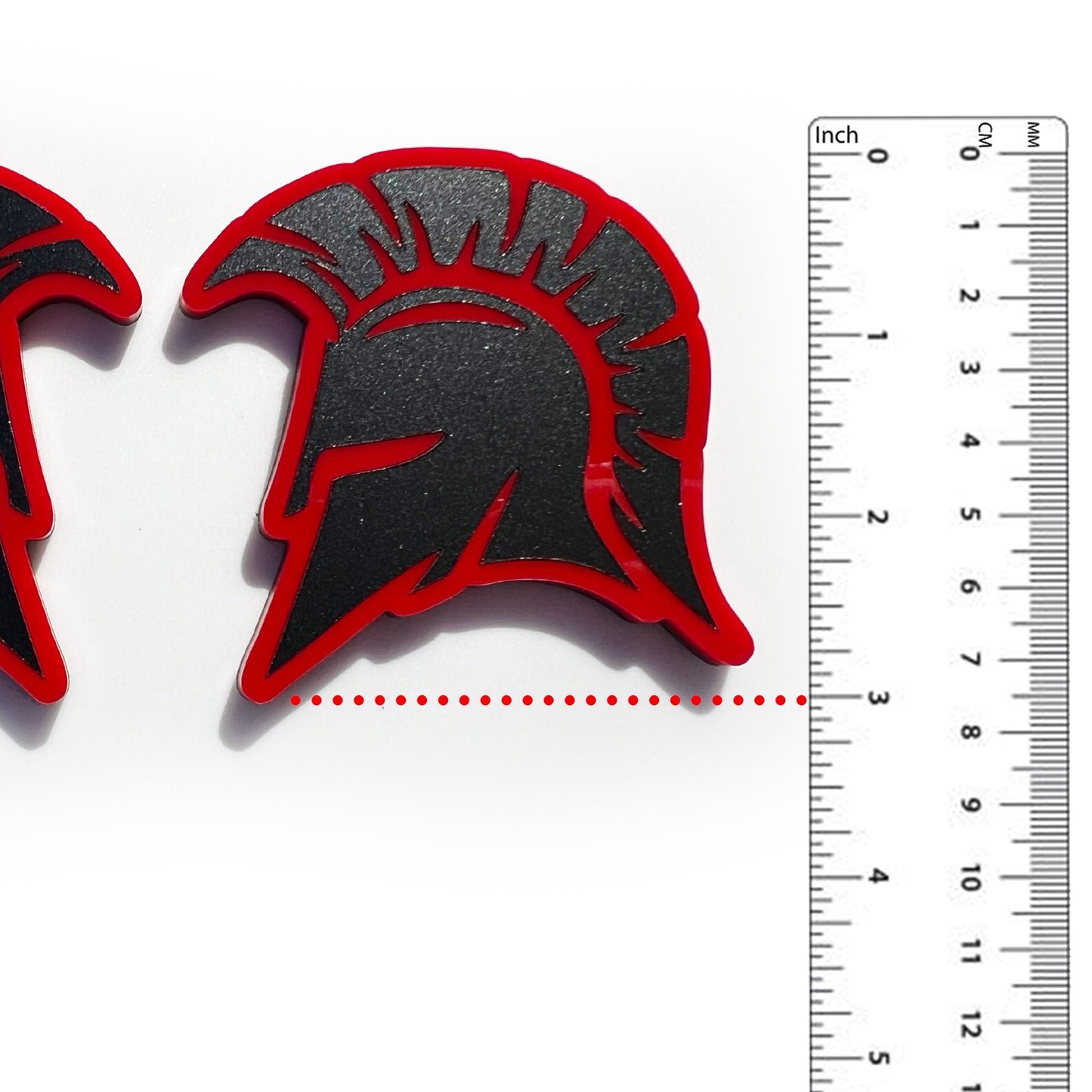 2 Factotum Spartan Emblems fits Jeep GLADIATOR Fender Badge