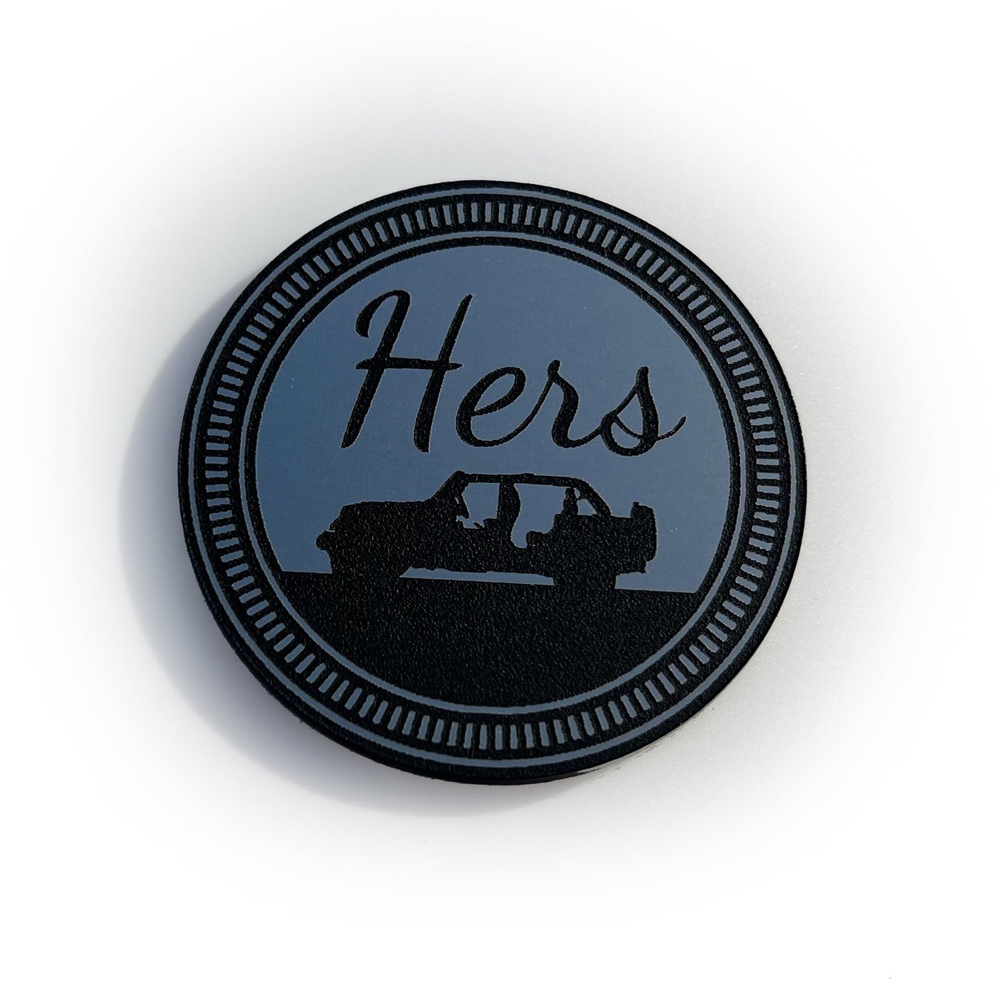 1 HERS Fender Badges fits JEEP WRANGLER YJ JL JK TJ CJ emblems 4x4