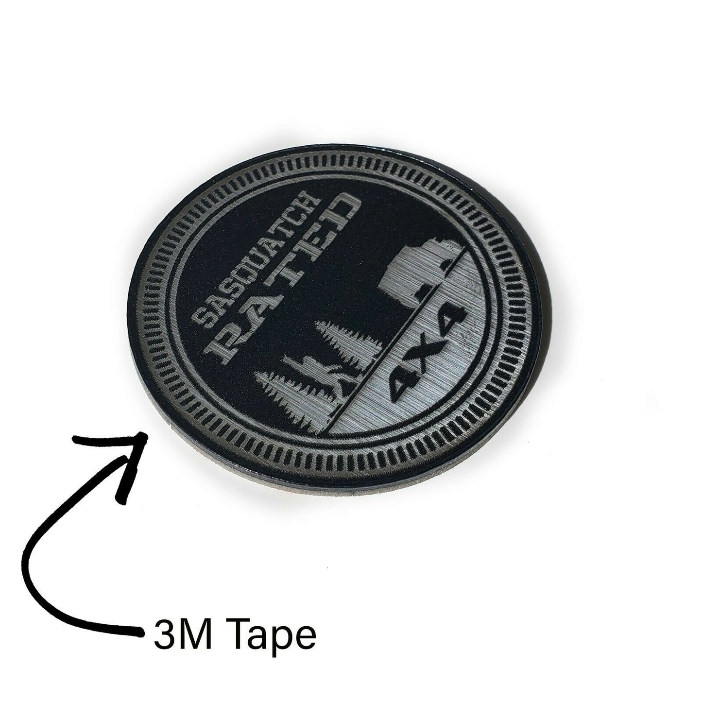 One (1) SASQUATCH Rated Fender Badges fits JEEP WRANGLER YJ JL JK TJ CJ emblems
