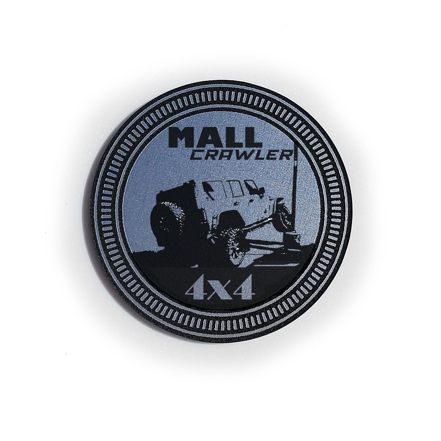 (2) MALL Crawler Fender Badges fits JEEP WRANGLER YJ JL JK TJ CJ emblems 4x4