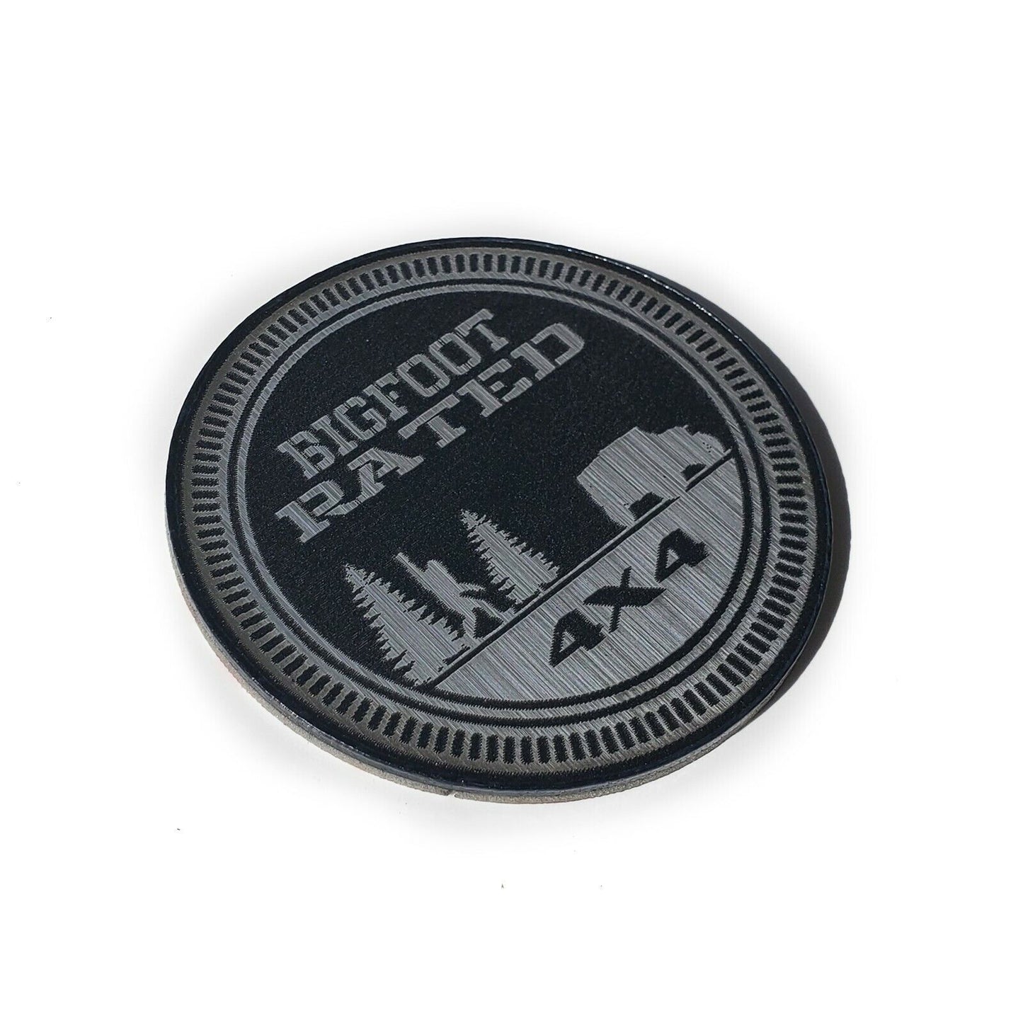 Pair (2) BIGFOOT Rated Fender Badges fits JEEP WRANGLER YJ JL JK TJ CJ emblems