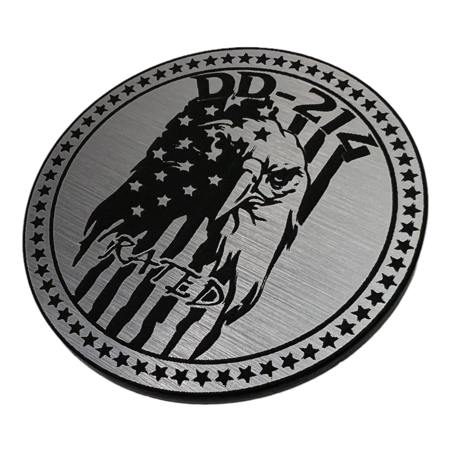 Pair (2) DD 214 Rated Fender Badges fits JEEP WRANGLER YJ JL JK TJ CJ emblems