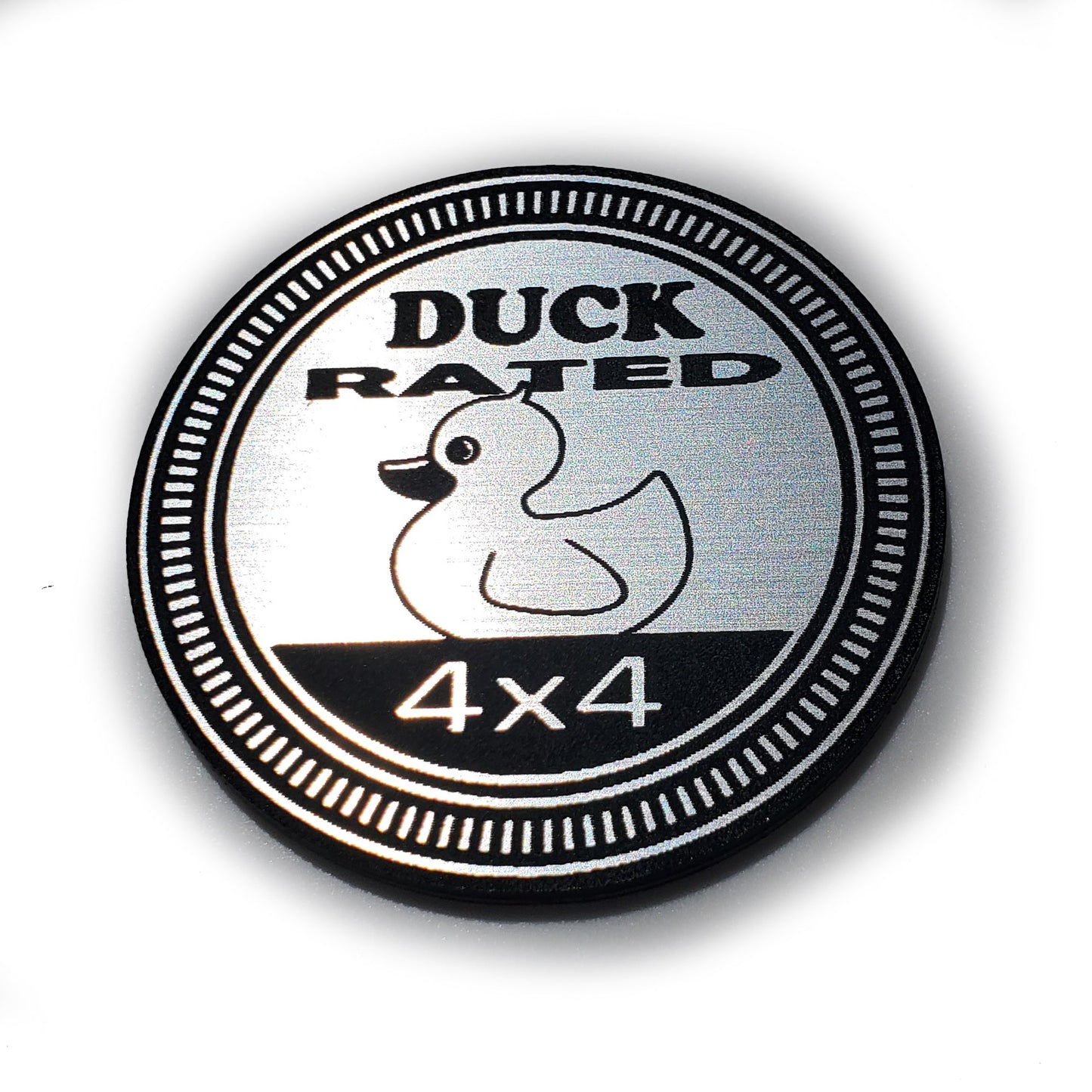 One (1) DUCK Rated Fender Badges fits JEEP WRANGLER YJ JL JK TJ CJ emblems