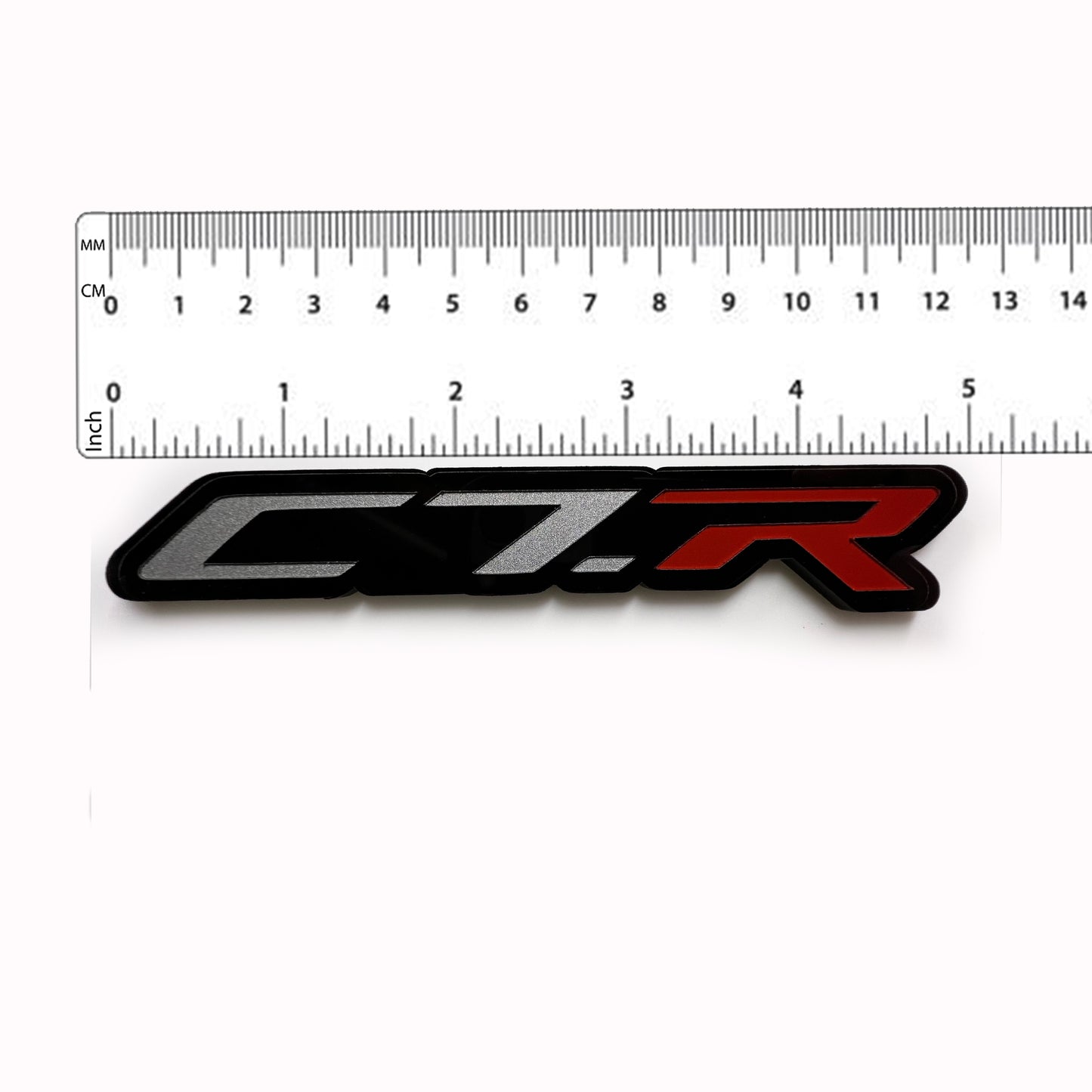ONE (1) C7.R Emblem fits Chevy Corvette Racing Vette Badges C7R C7-R C7