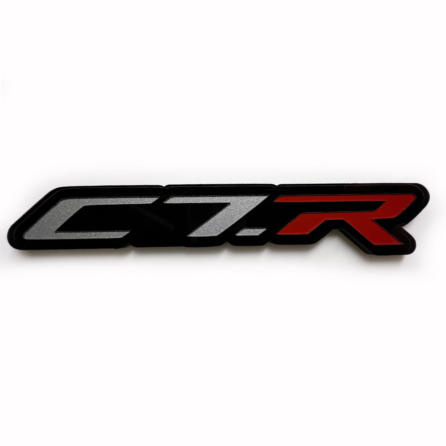 ONE (1) C7.R Emblem fits Chevy Corvette Racing Vette Badges C7R C7-R C7