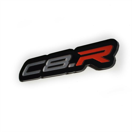 ONE (1) C8.R Emblem fits Chevy Corvette Racing Vette Badges C8R C8-R