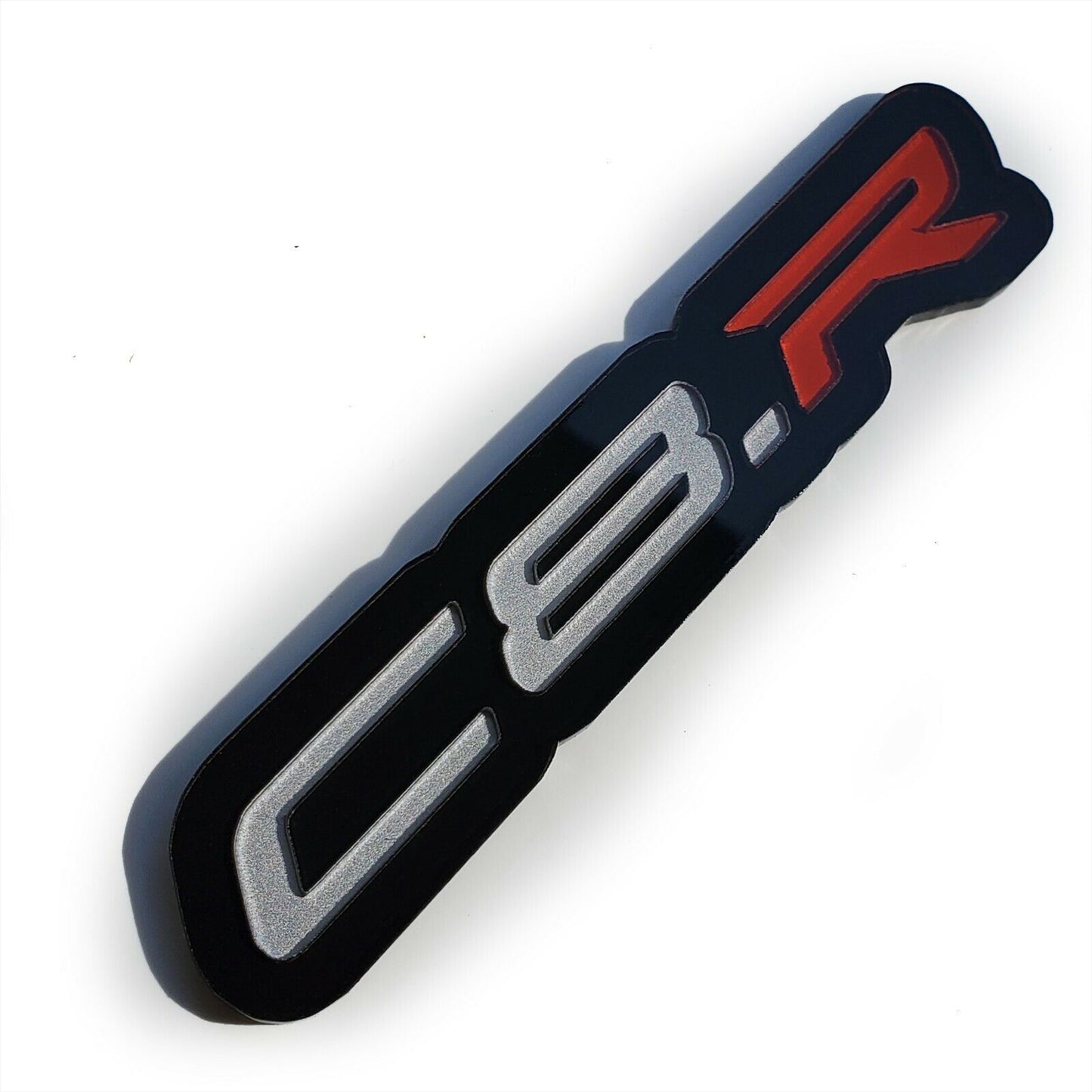 ONE (1) C8.R Emblem fits Chevy Corvette Racing Vette Badges C8R C8-R