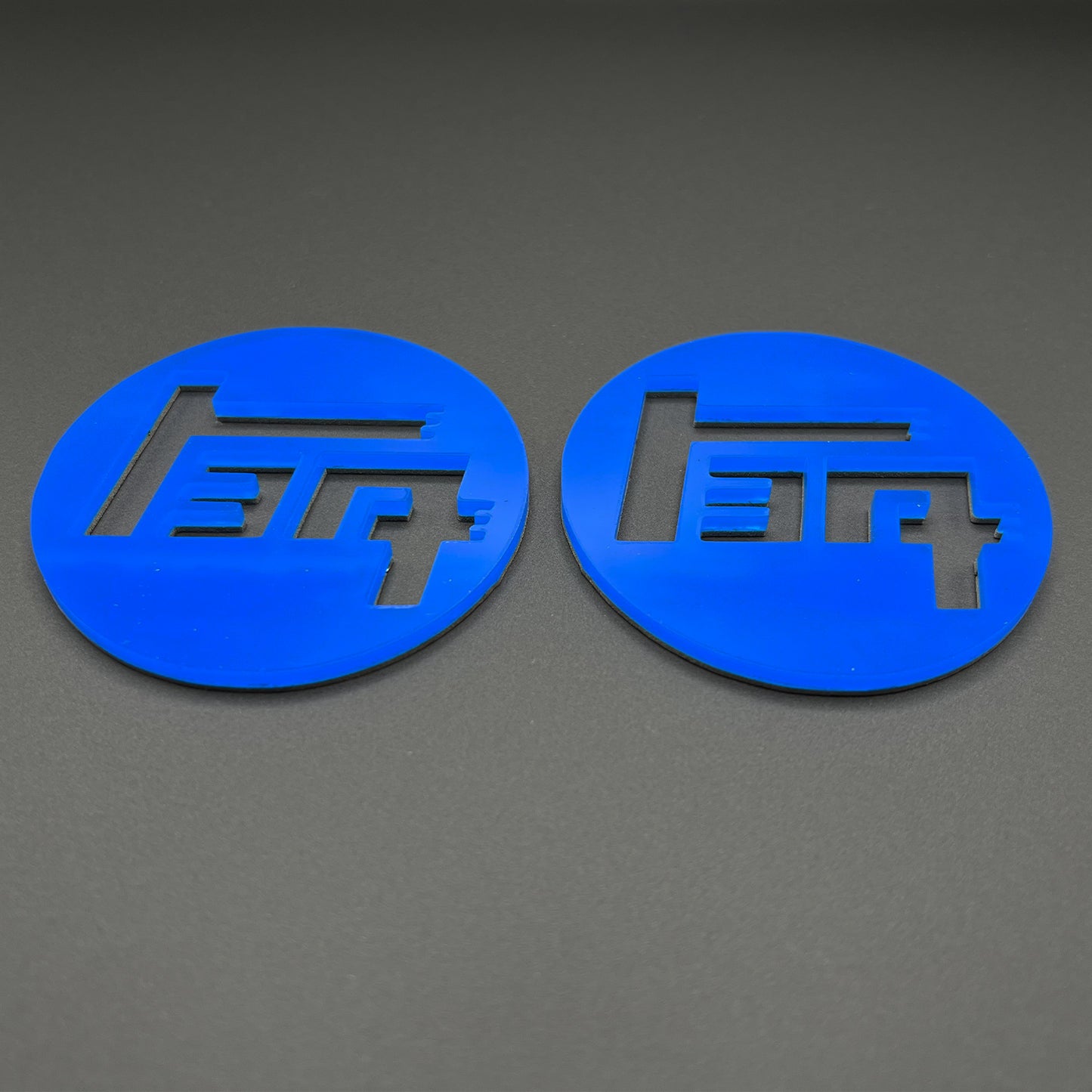 Pair TEQ Car Truck Emblem Badge Fits Toyota FJ Tacoma 4runner Tundra 40 Land Cruiser