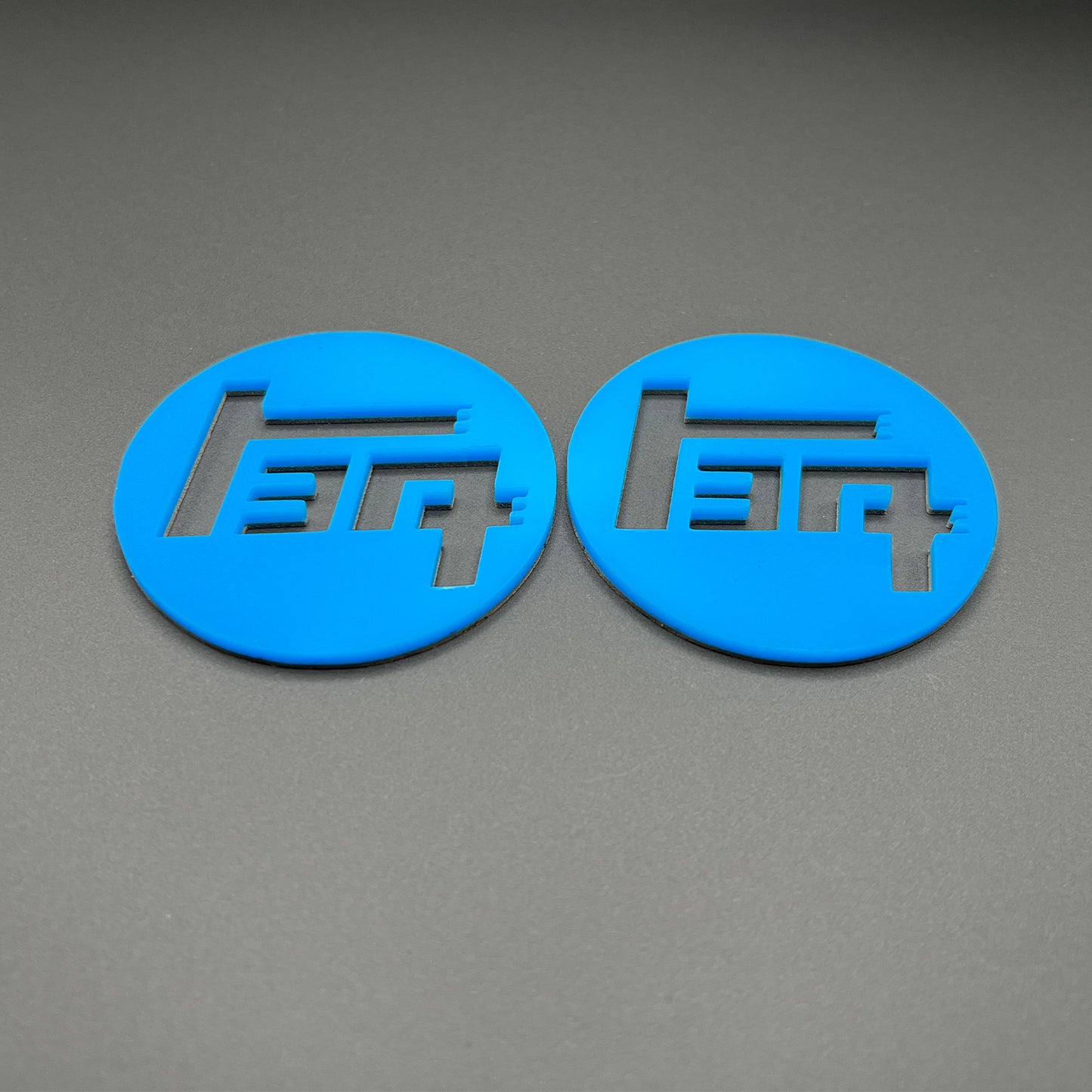 Pair TEQ Car Truck Emblem Badge Fits Toyota FJ Tacoma 4runner Tundra 40 Land Cruiser