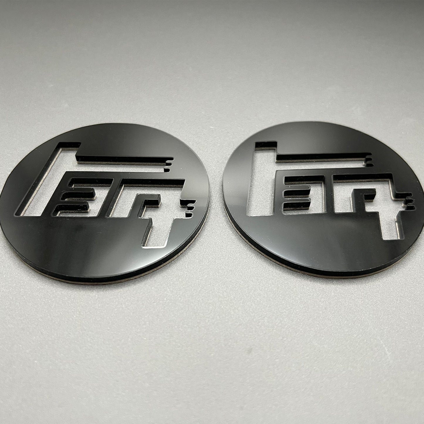 Pair TEQ Car Truck Emblem Badge Fits Toyota FJ Tacoma 4runner Tundra 40 Land Cruiser