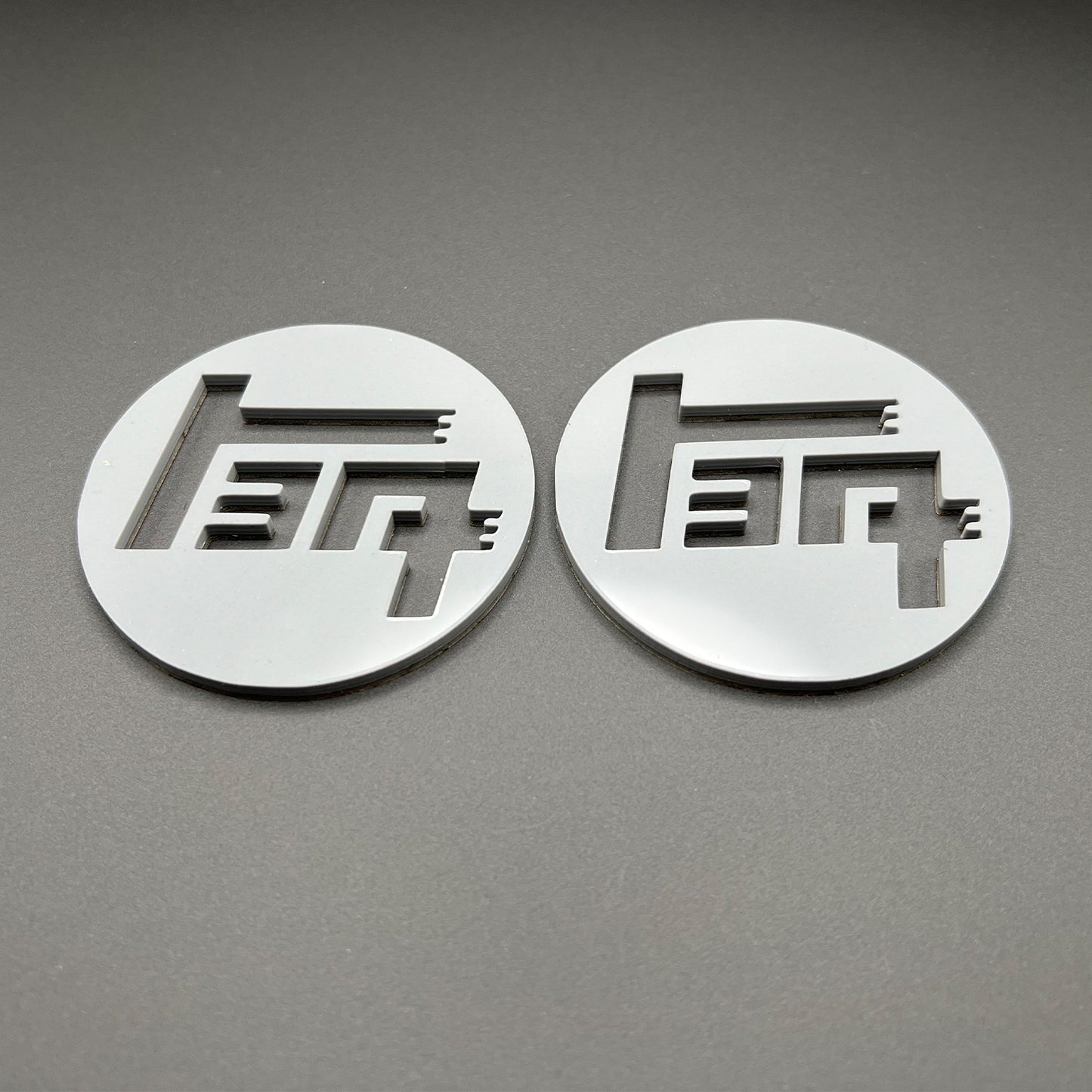 Pair TEQ Car Truck Emblem Badge Fits Toyota FJ Tacoma 4runner Tundra 40 Land Cruiser