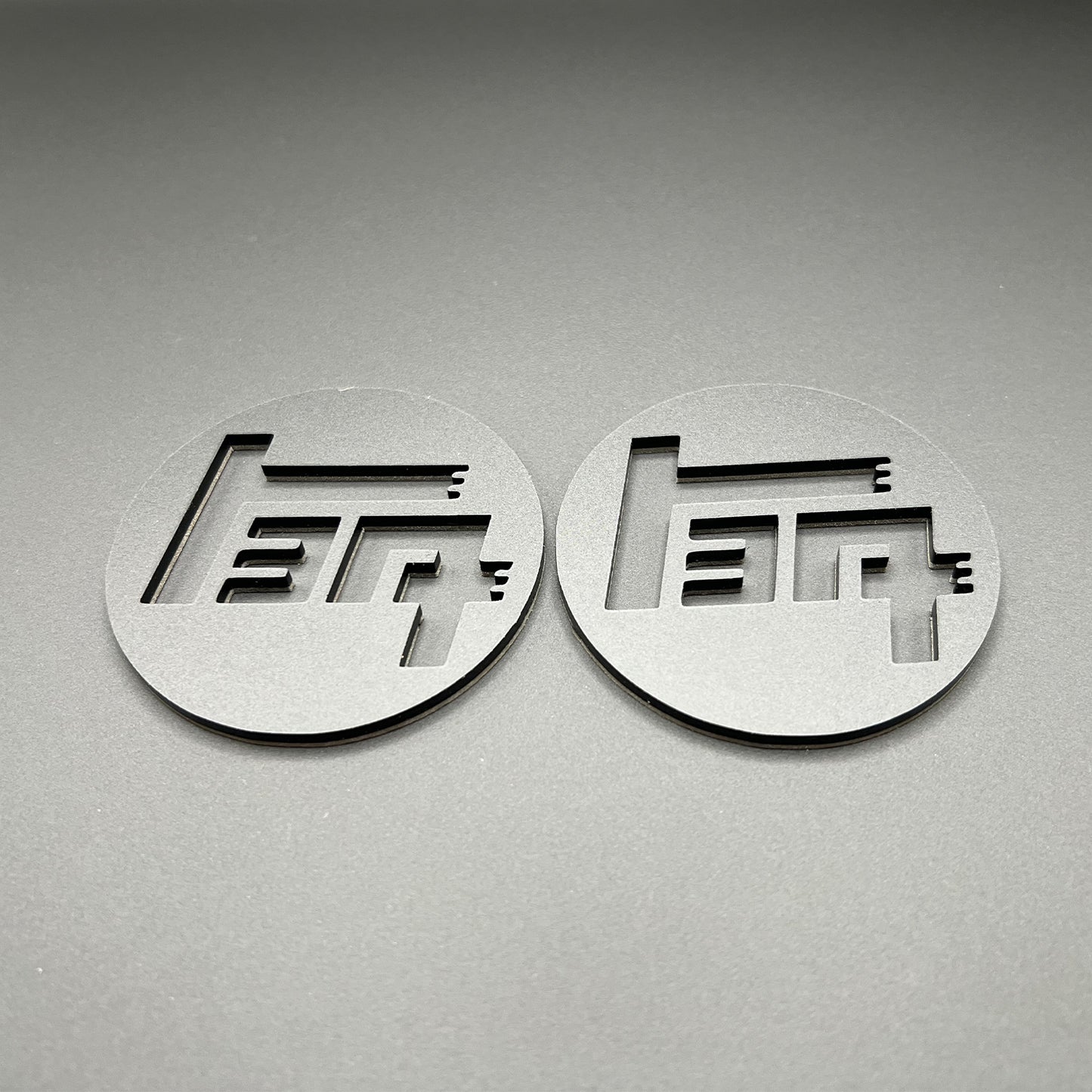 Pair TEQ Car Truck Emblem Badge Fits Toyota FJ Tacoma 4runner Tundra 40 Land Cruiser