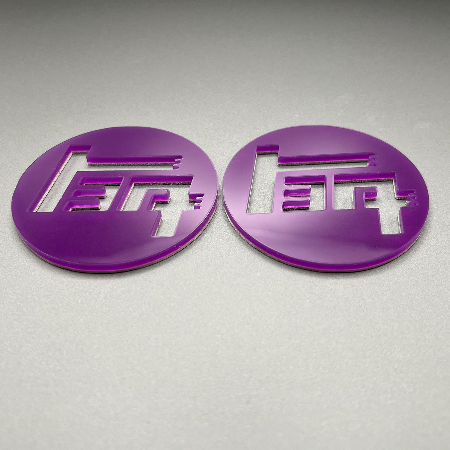 Pair TEQ Car Truck Emblem Badge Fits Toyota FJ Tacoma 4runner Tundra 40 Land Cruiser