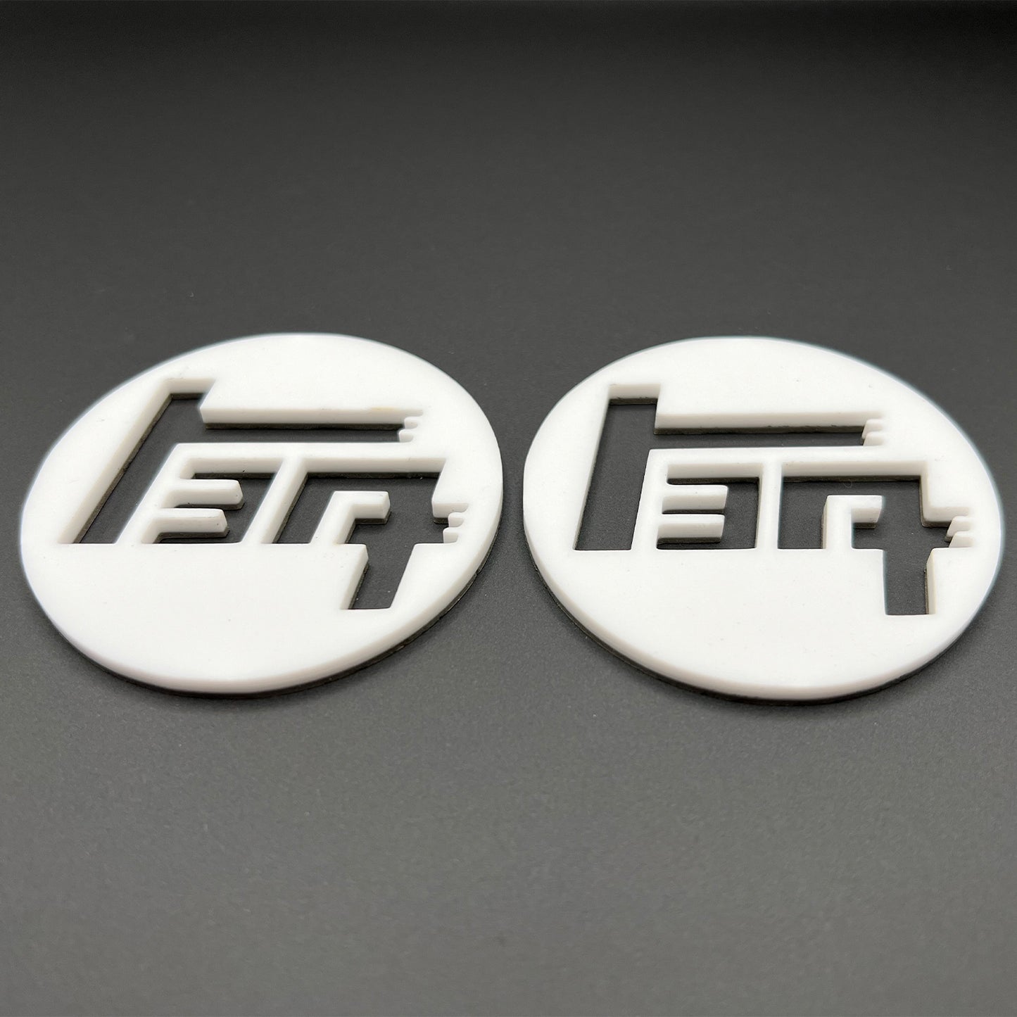 Pair TEQ Car Truck Emblem Badge Fits Toyota FJ Tacoma 4runner Tundra 40 Land Cruiser