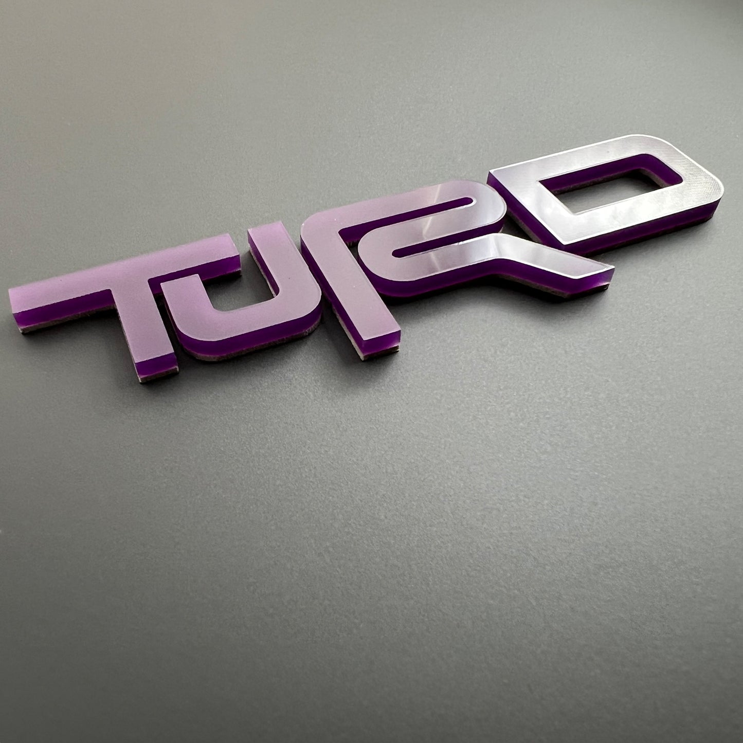 ONE (1) TURD Car Truck Emblem Badge Fits Toyota FJ Tacoma 4runner Tundra 40 Land Cruiser Camry