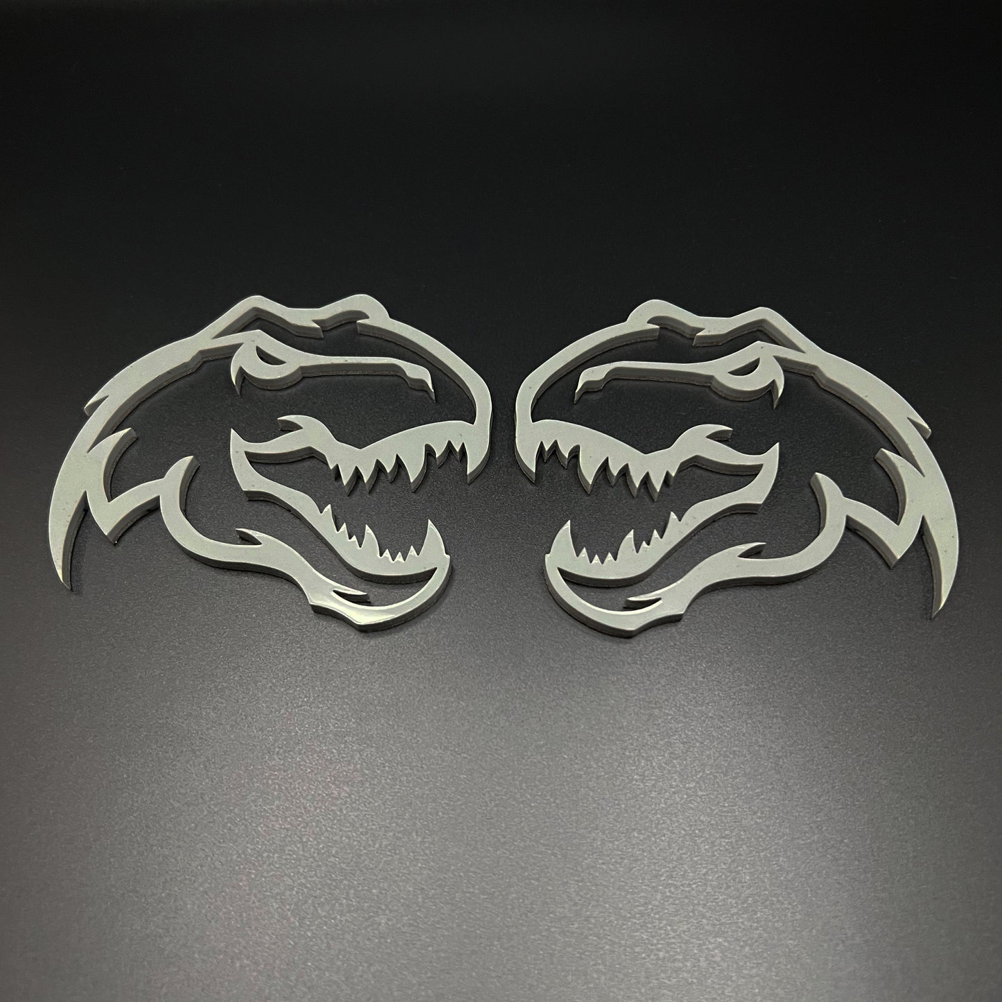 Custom T-REX Emblems for TRX Dodge Ram 1500 Fender badge Hellcat Style Trex Heads