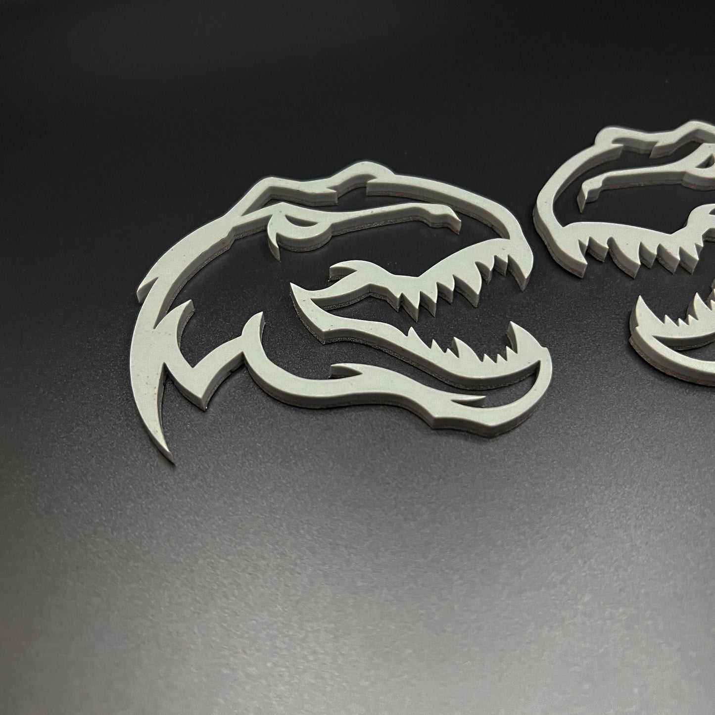 Custom T-REX Emblems for TRX Dodge Ram 1500 Fender badge Hellcat Style Trex Heads