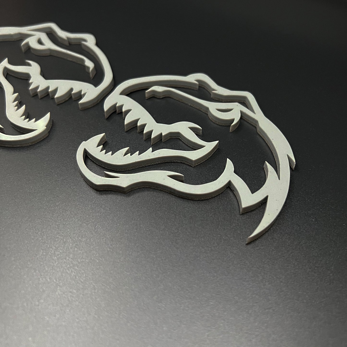 Custom T-REX Emblems for TRX Dodge Ram 1500 Fender badge Hellcat Style Trex Heads