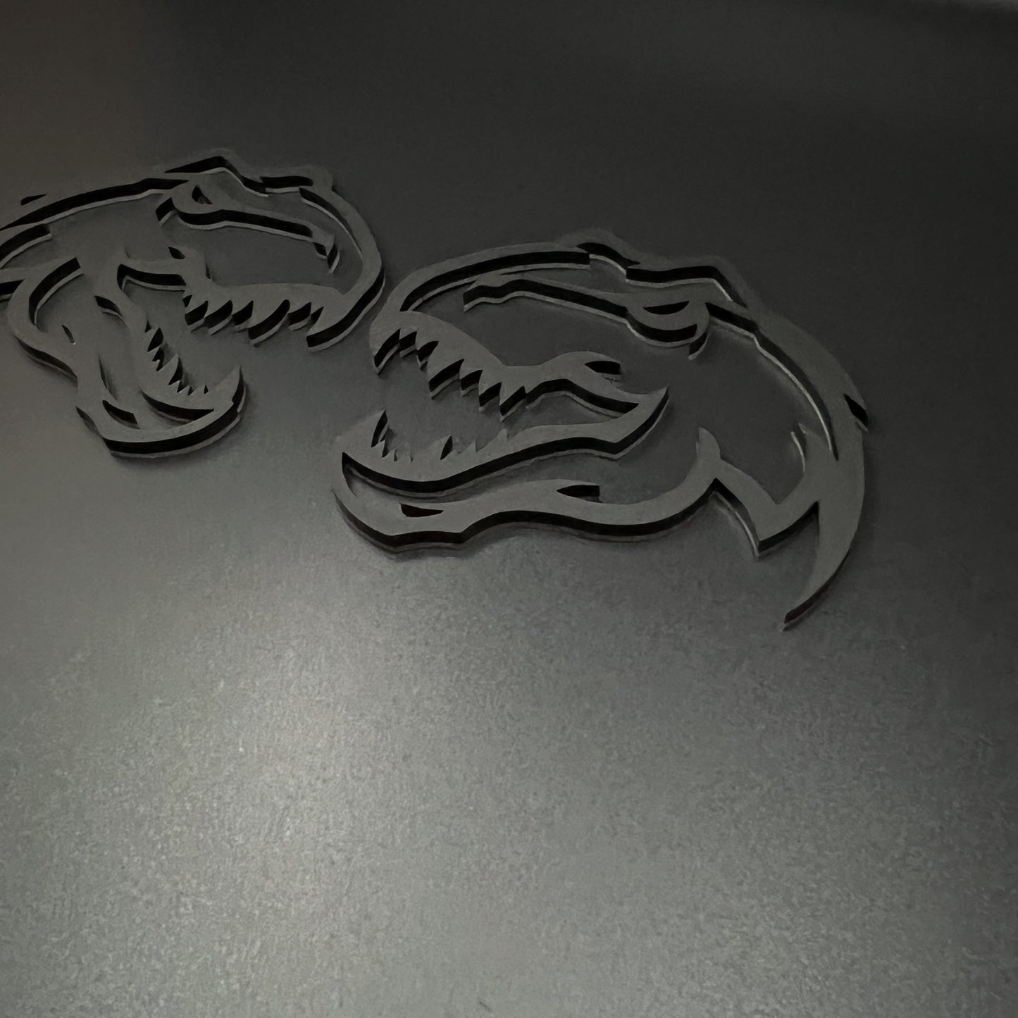 Custom T-REX Emblems for TRX Dodge Ram 1500 Fender badge Hellcat Style Trex Heads